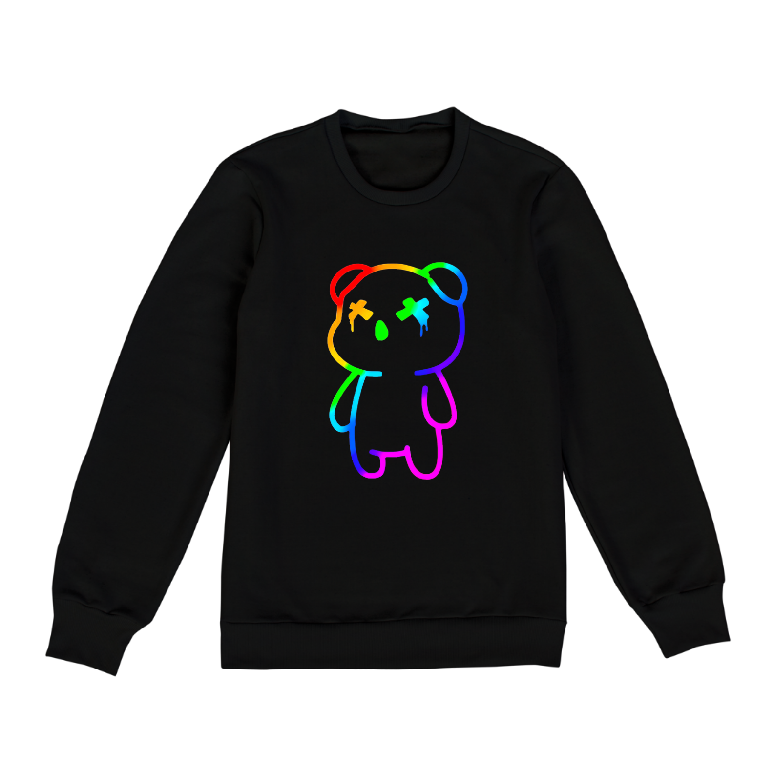Moletom Rainbow Bear - Preto