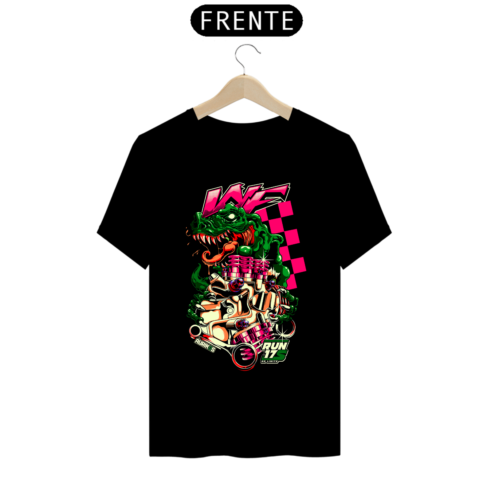 Camiseta Gearmaster Gator - Preta