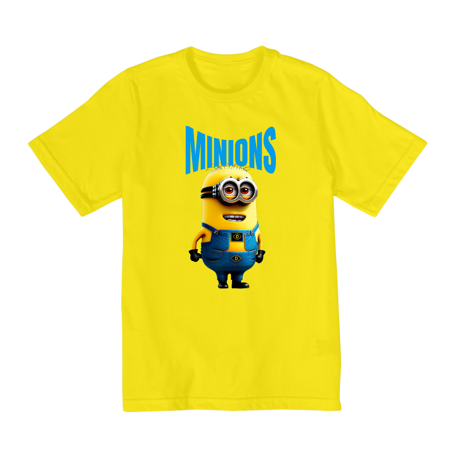 CAMISA INFANTIL DO MINIONS (2 A 8 ANOS)