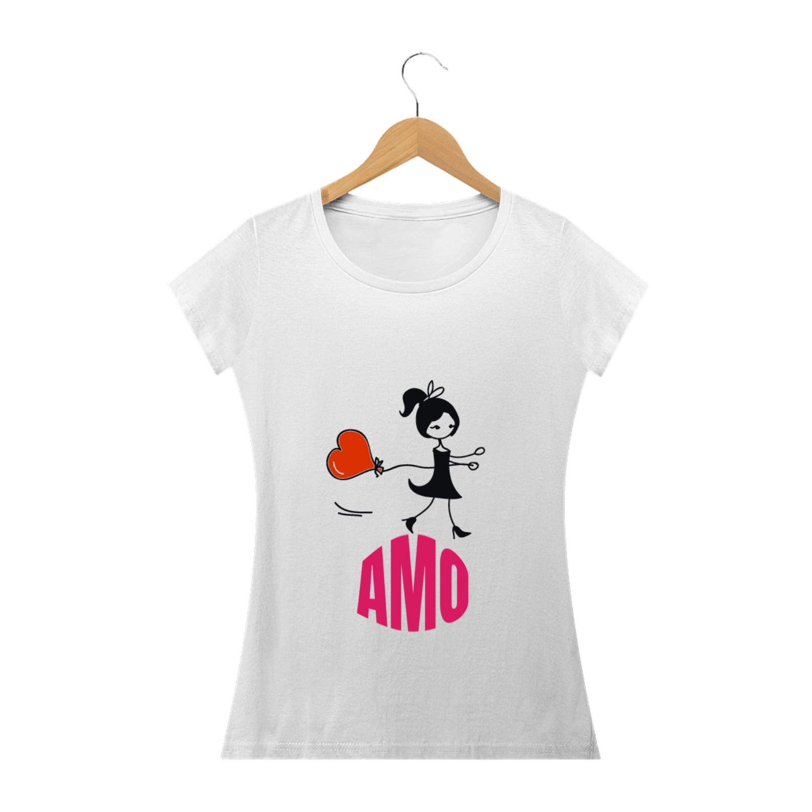 CAMISA FEMININA CASAL AMO