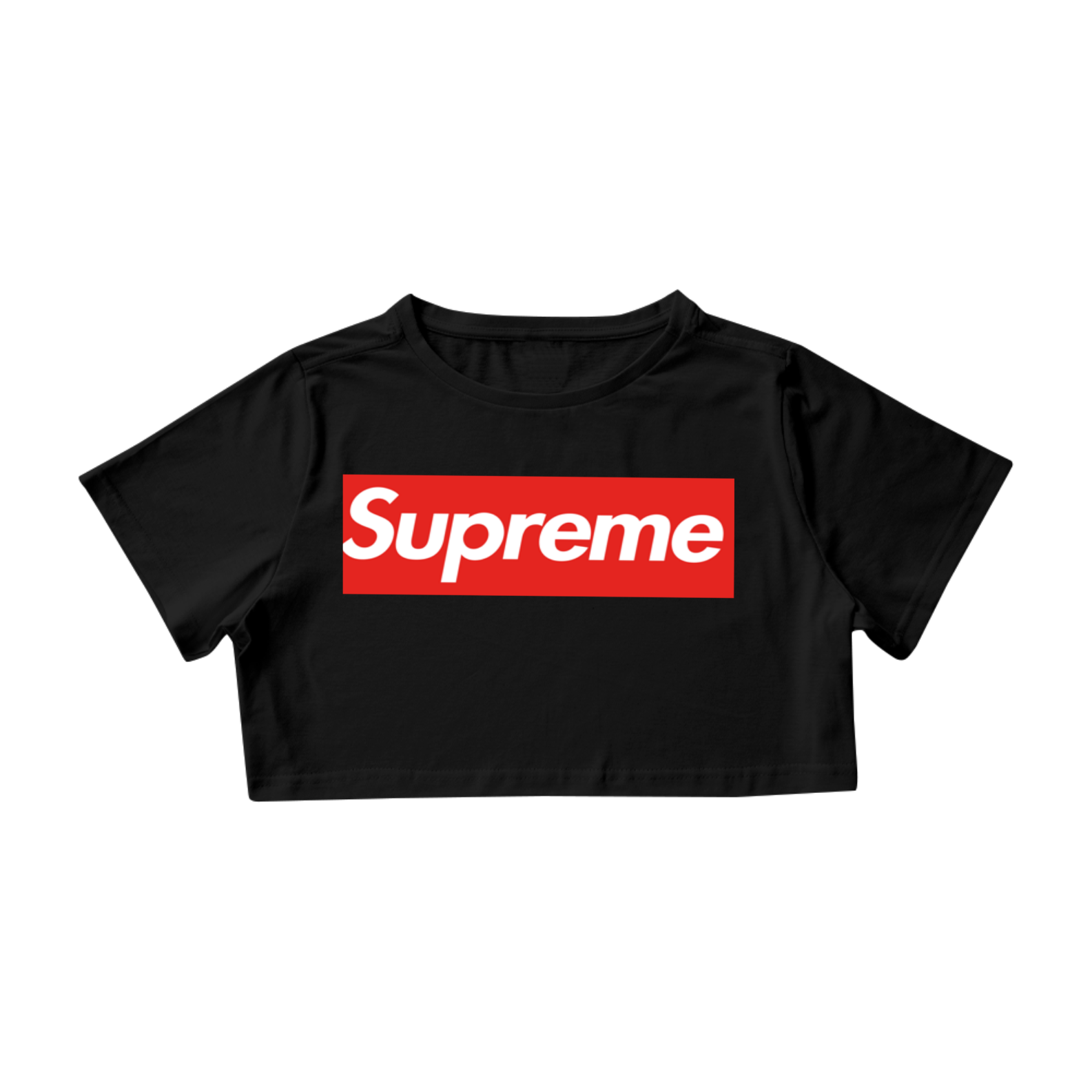 roupa feminina cropped da supreme
