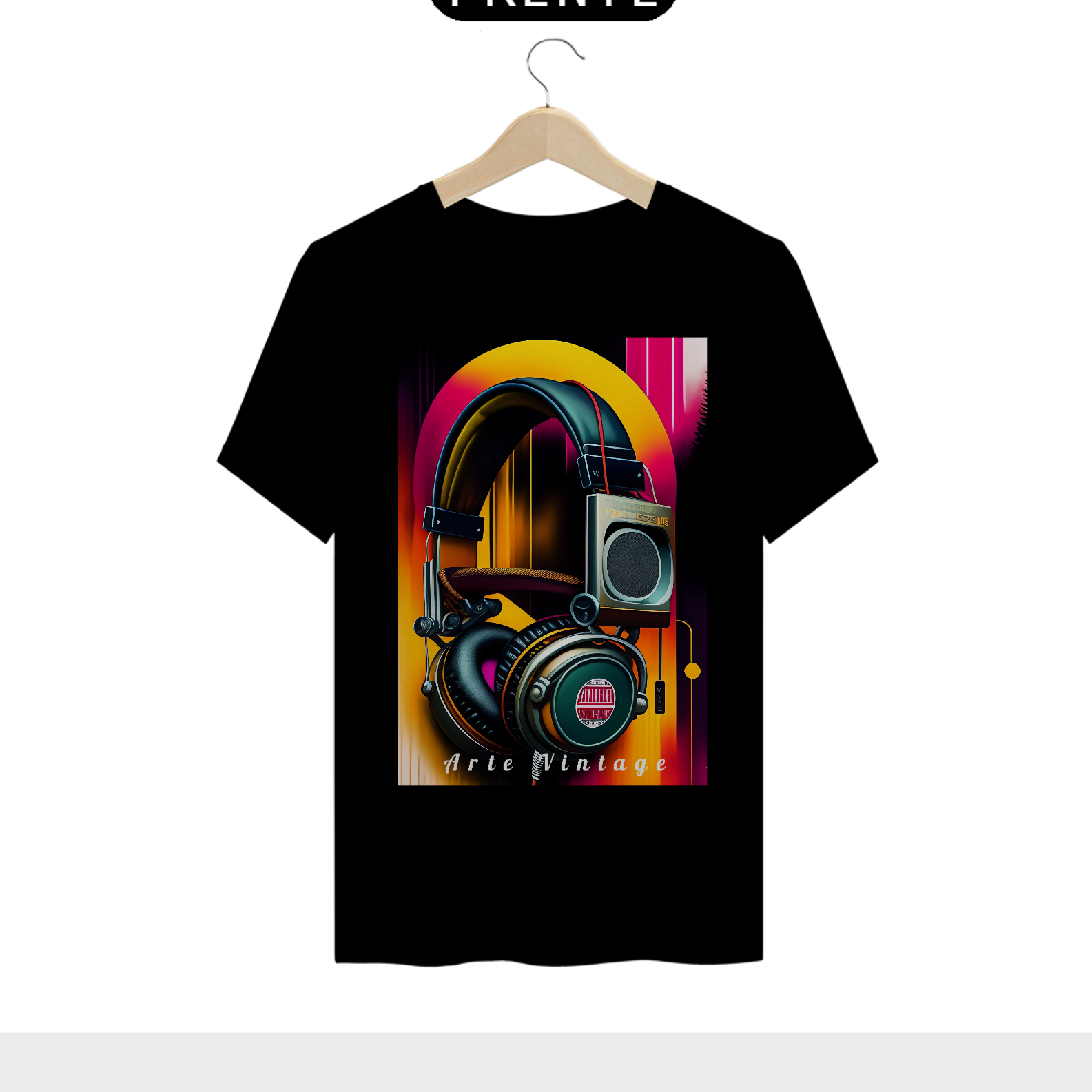 Camiseta Fone de Ouvido