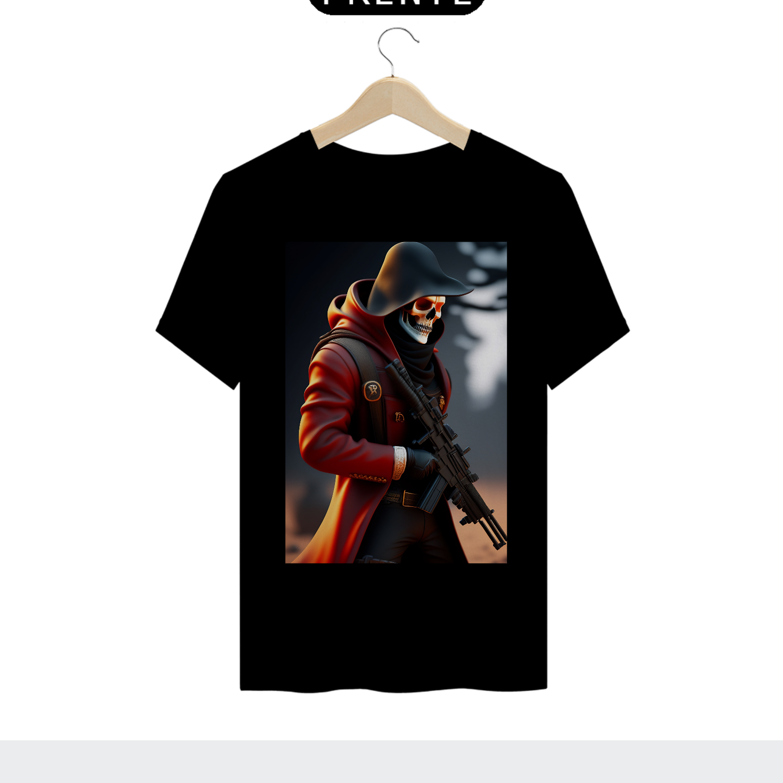 Camiseta Caveira Ceifador