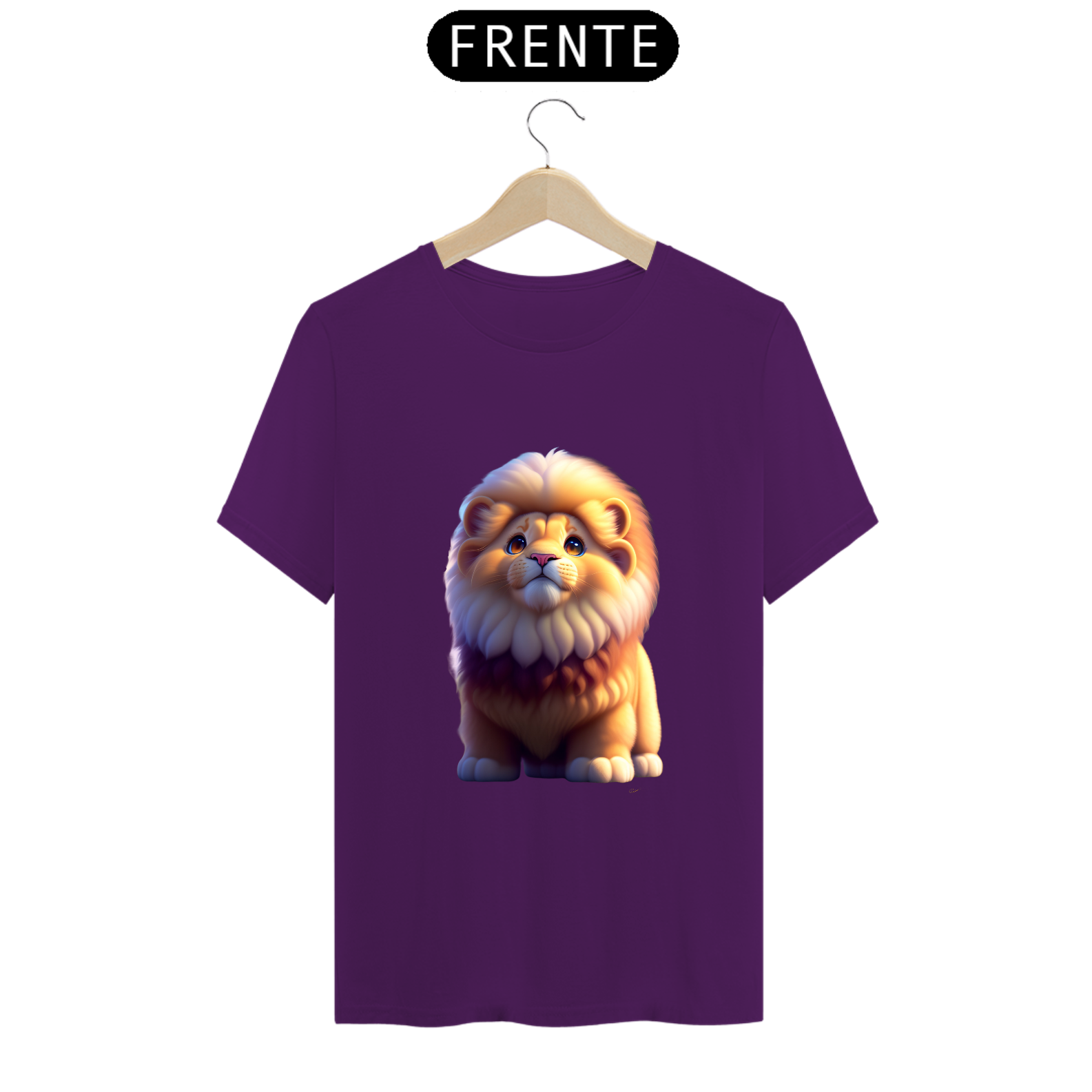Nome do produto: Camiseta t-shirt clássic com leãozinho