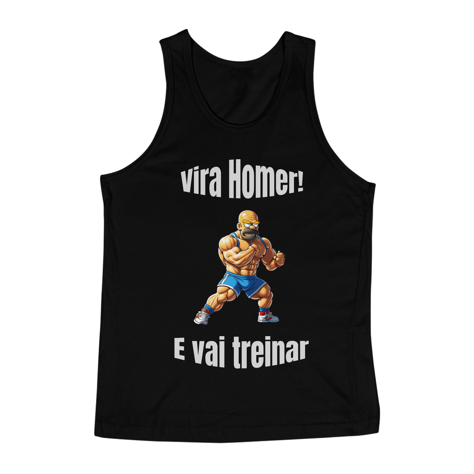 Nome do produto: Regata Masculina Homer Simpson Academia