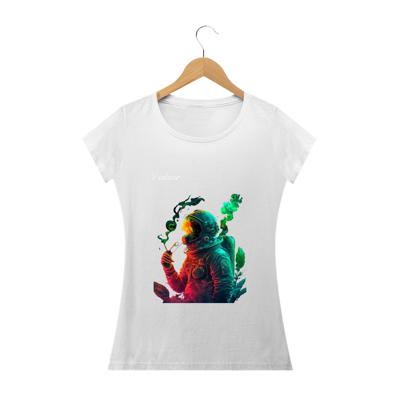 Camiseta Feminina Cosmic Odyssey 