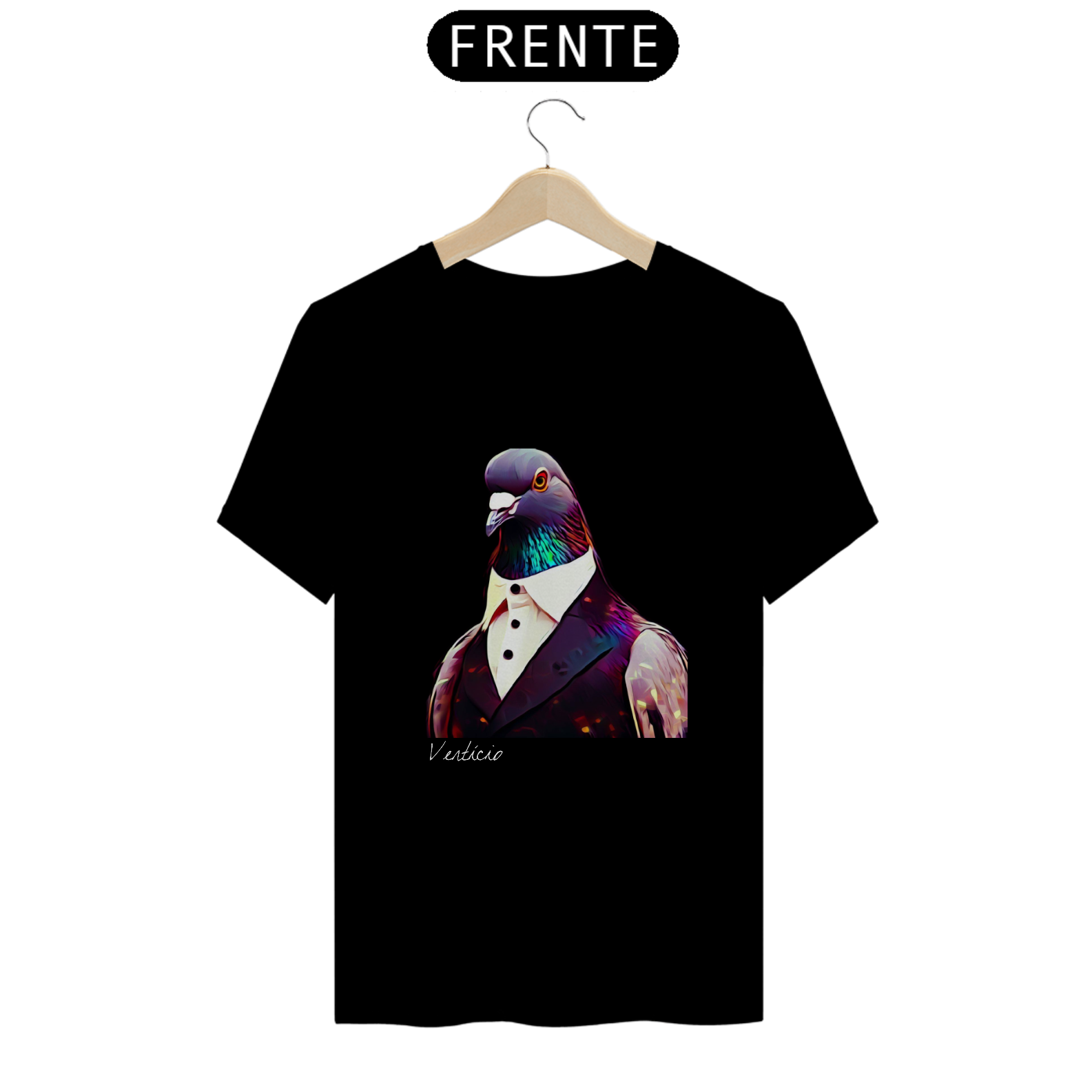 Camiseta Pombo Elegante Vertício