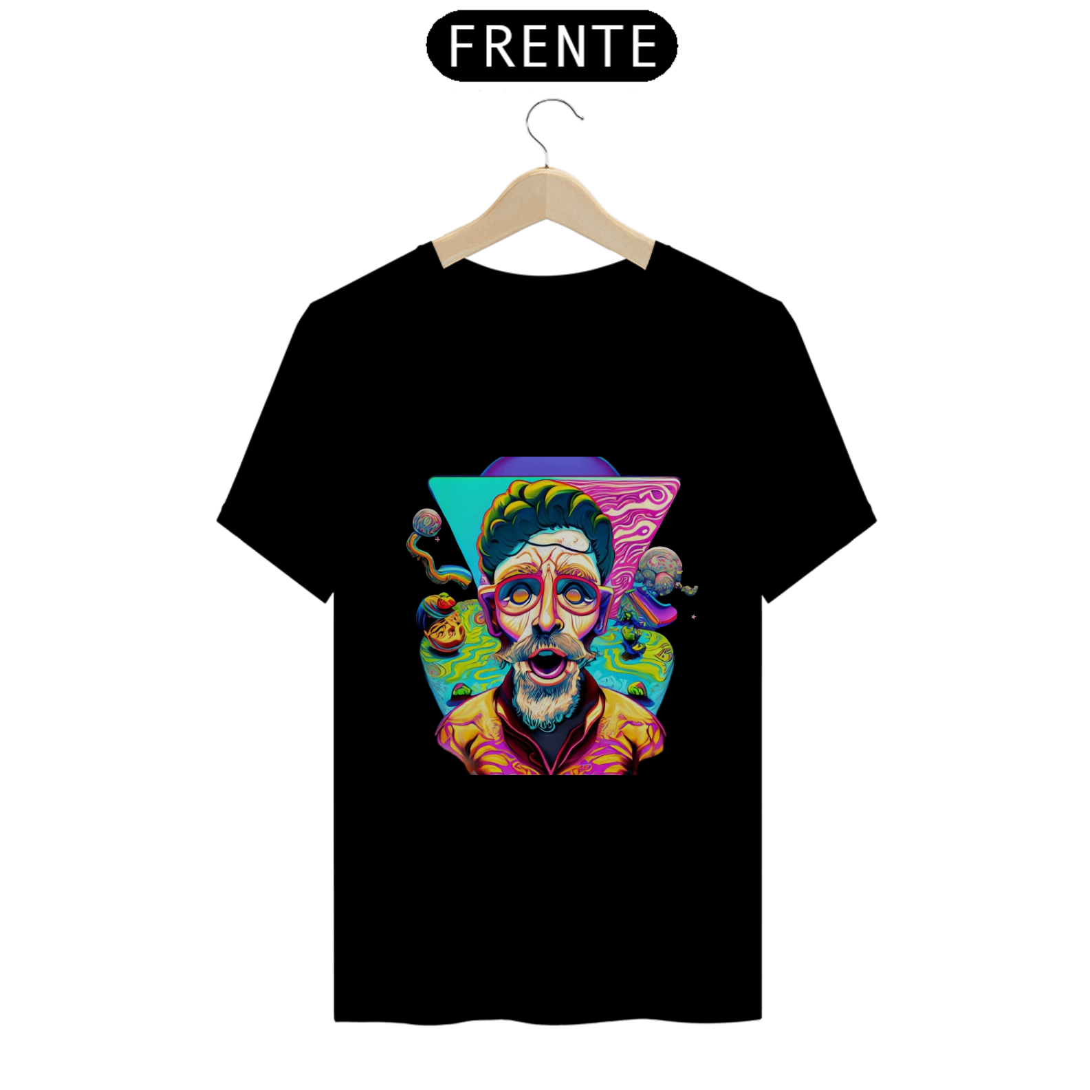 Camiseta Êxtase Abstrato Vertício