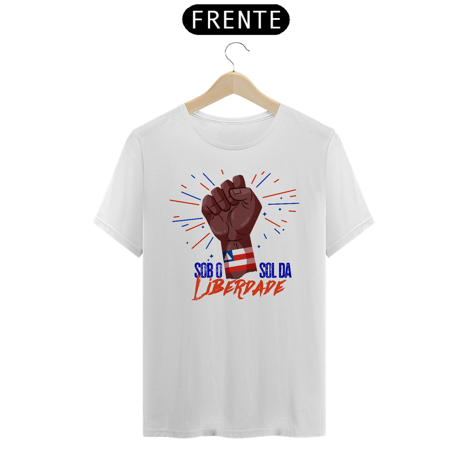 Camiseta Sol da Liberdade - Made in Bahia