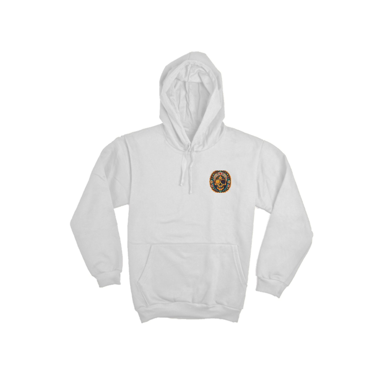 Nome do produto  MOLETOM CANGURU CAVEIRA FIESTA