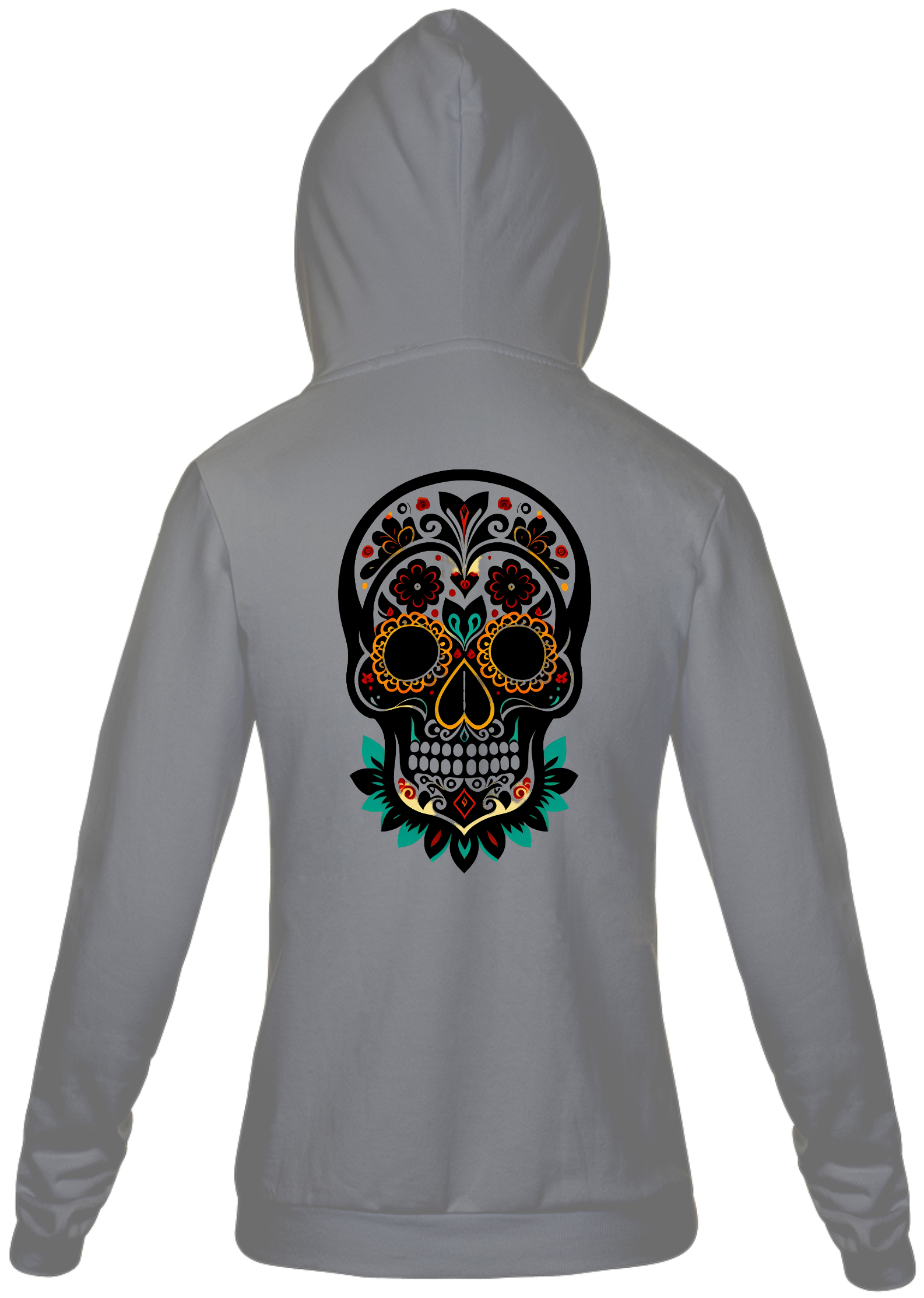 Nome do produto  MOLETOM COM ZIPER UNISSEX CAVEIRA