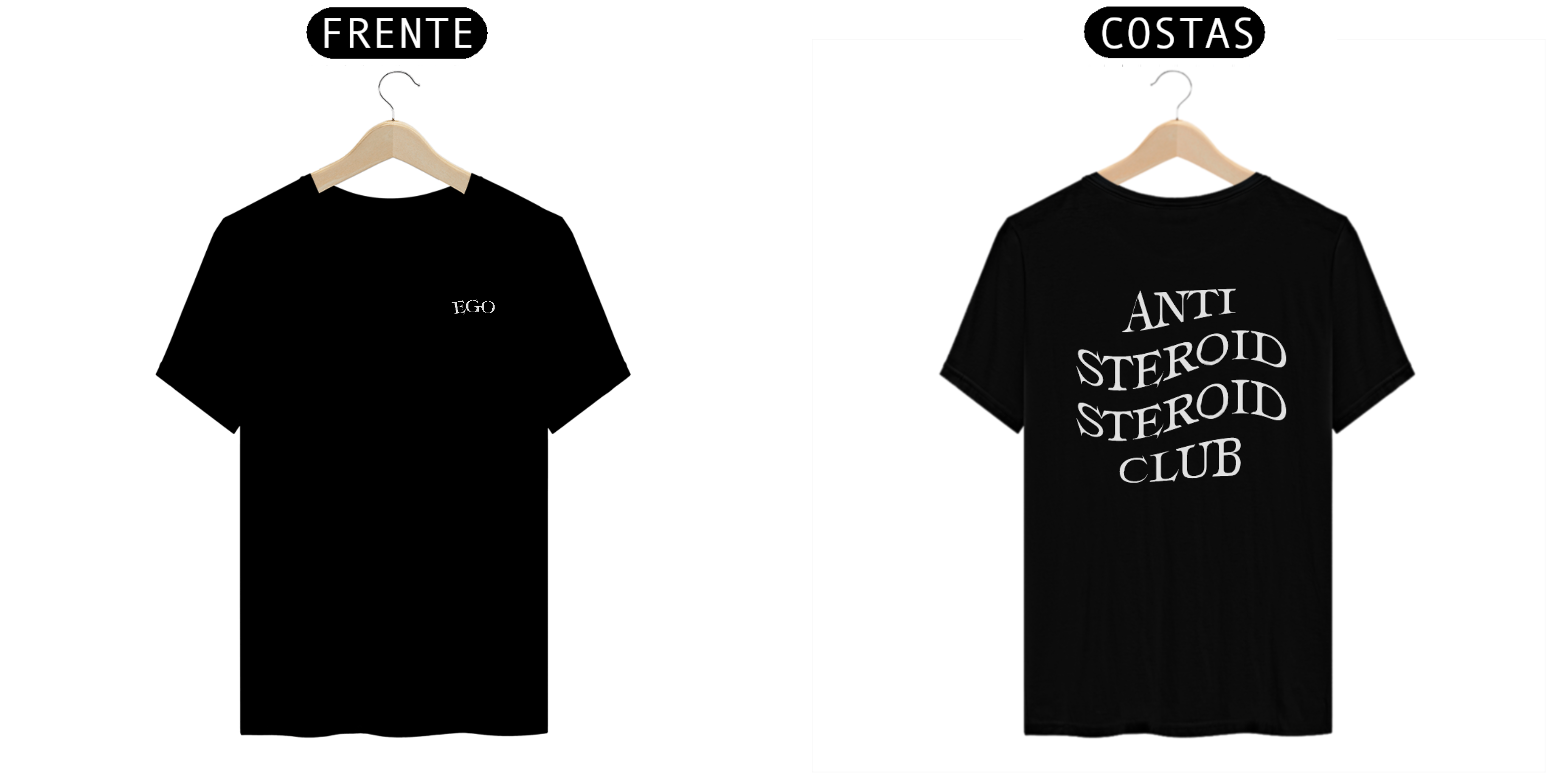 CAMISA ANTI STEROID STEROID CLUB PRETA