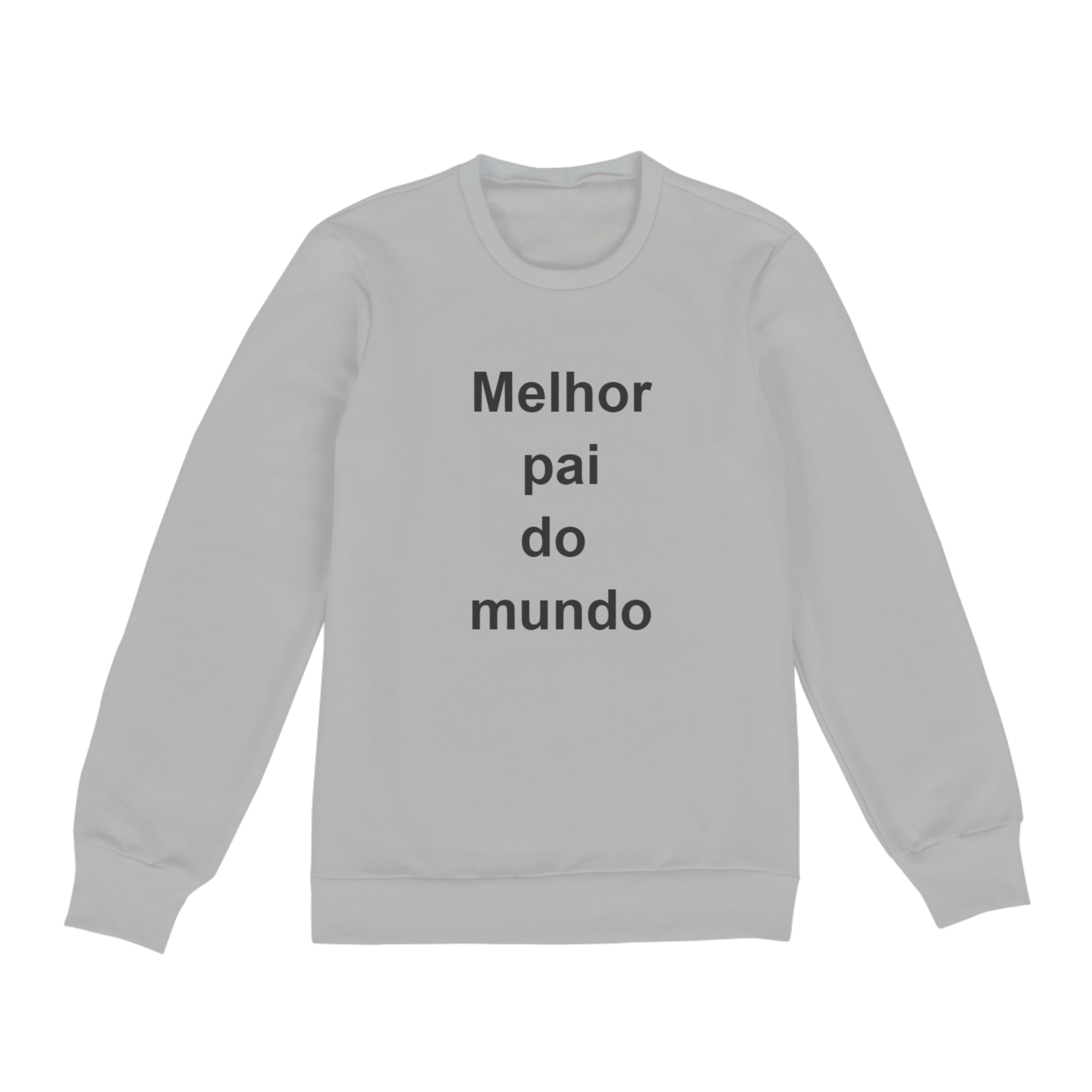 Moleton Melhor pai do mundo - Branco