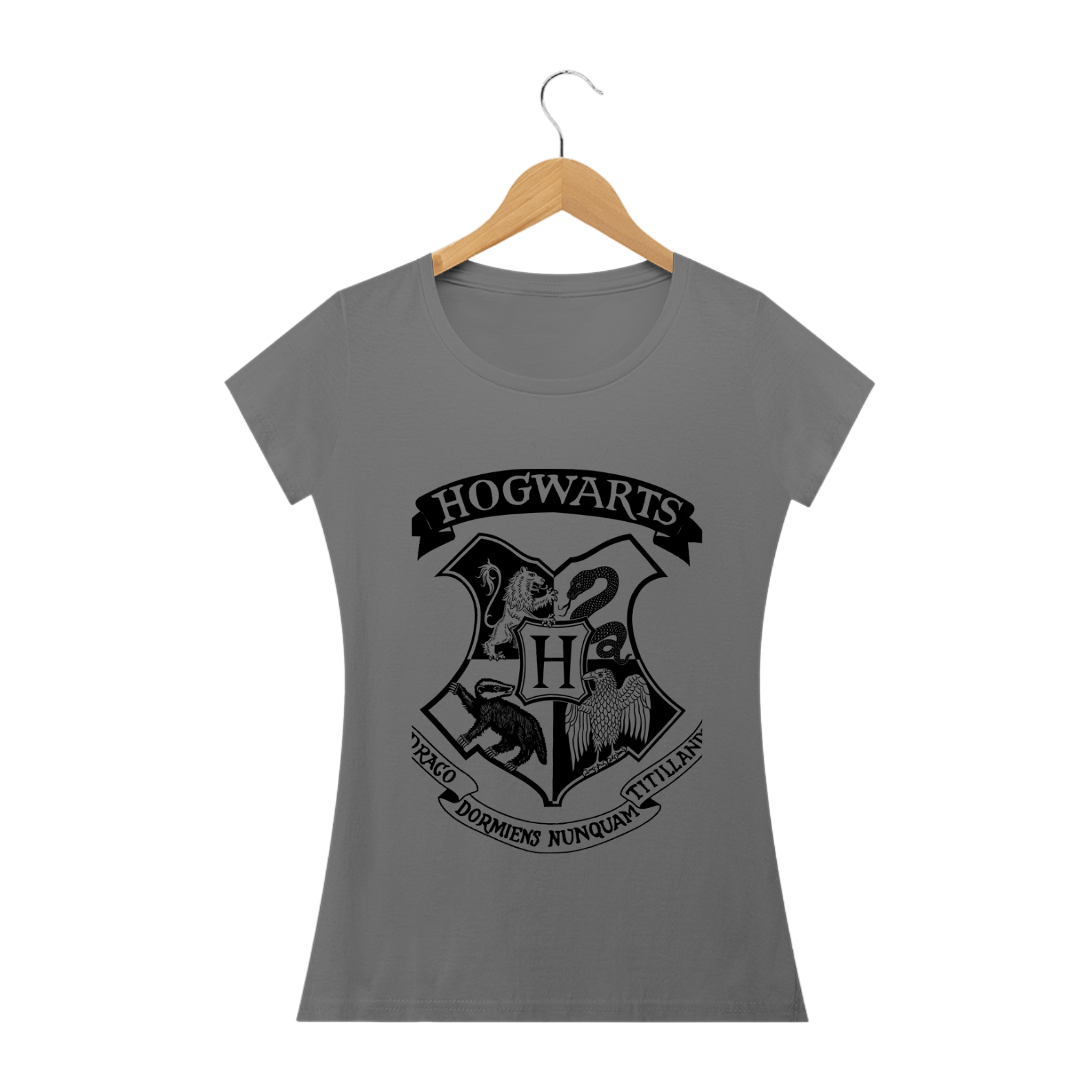 CAMISETA LONG ESTORNADA HARRY POTTER