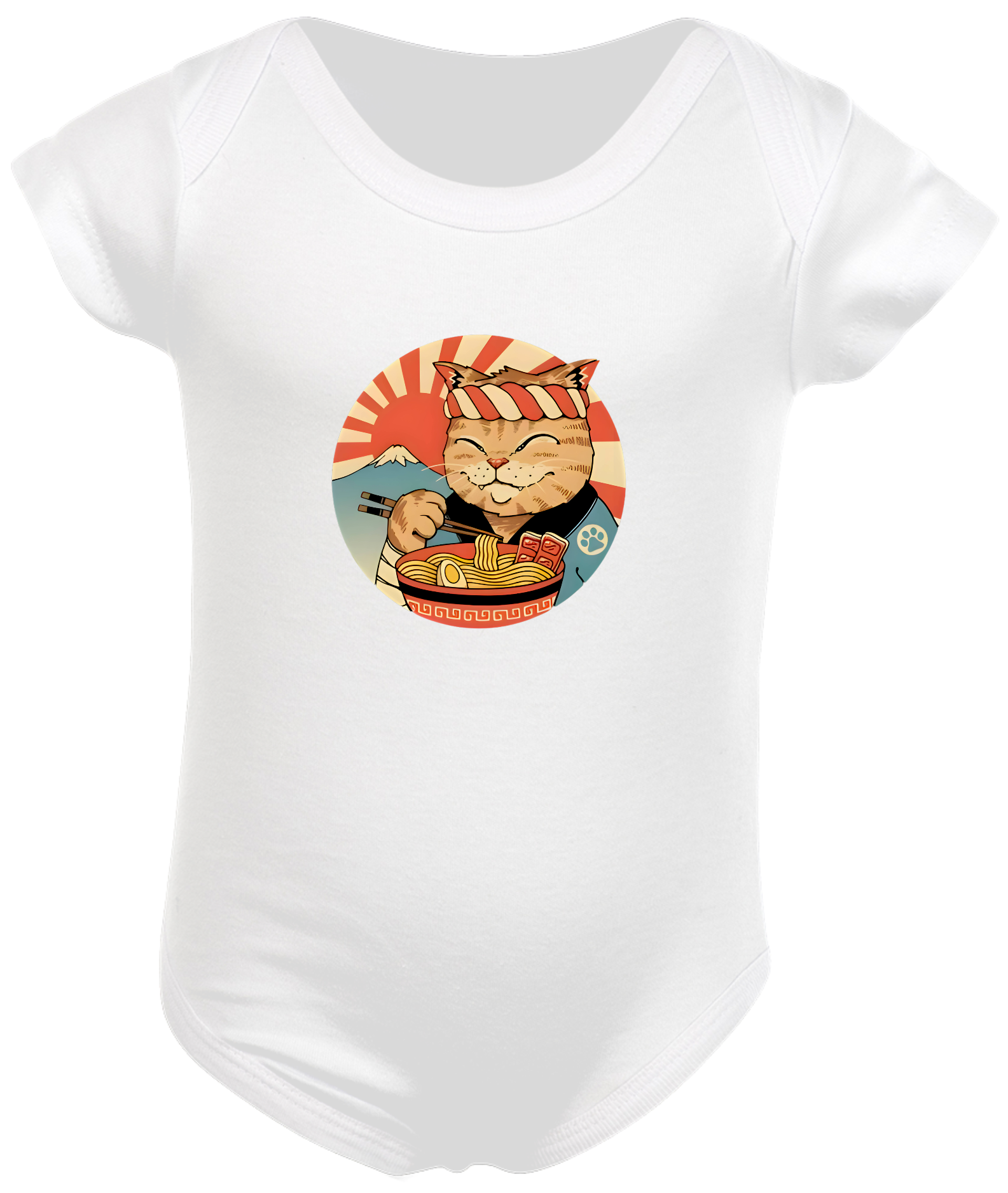 Body Infantil Gato Samurai