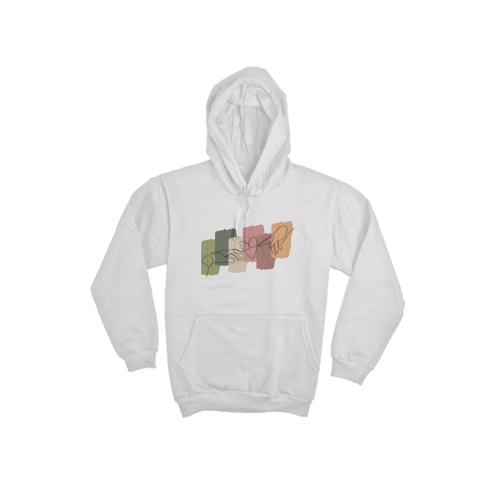 Moletom Canguru Hand - Line Arts