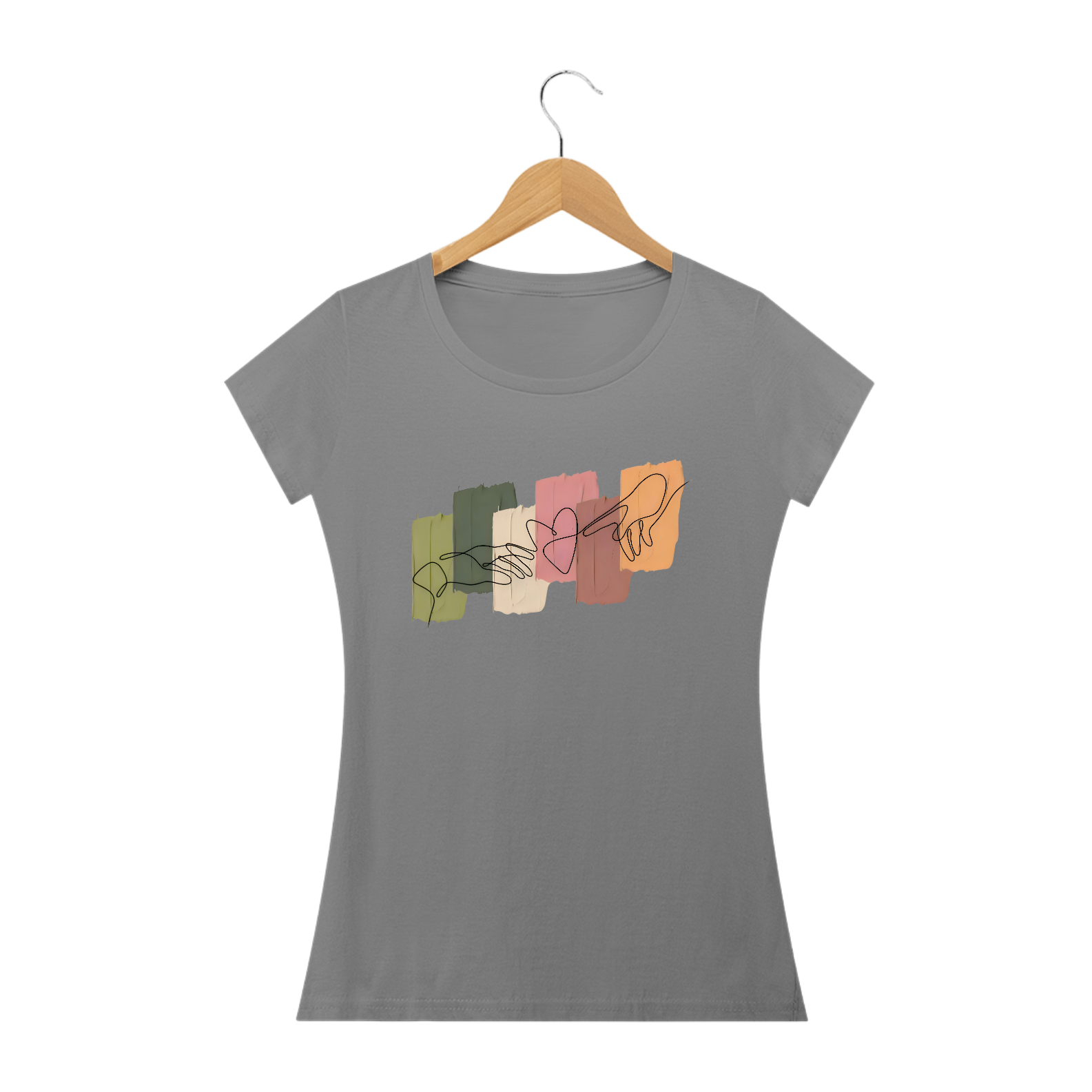 T-Shirt Quality Hand - Line Arts