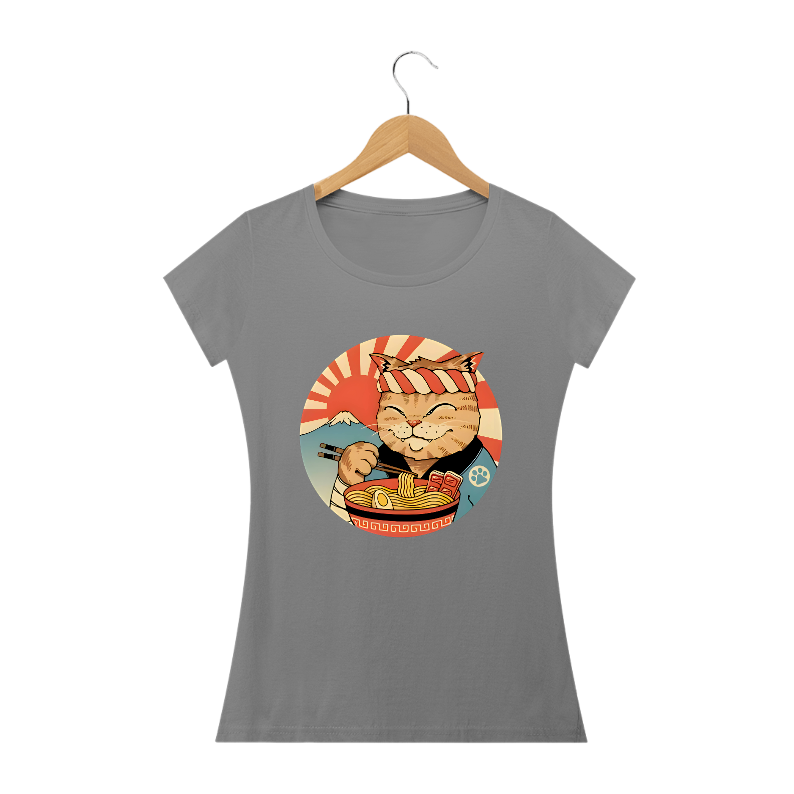 T-Shirt Quality Gato Samurai