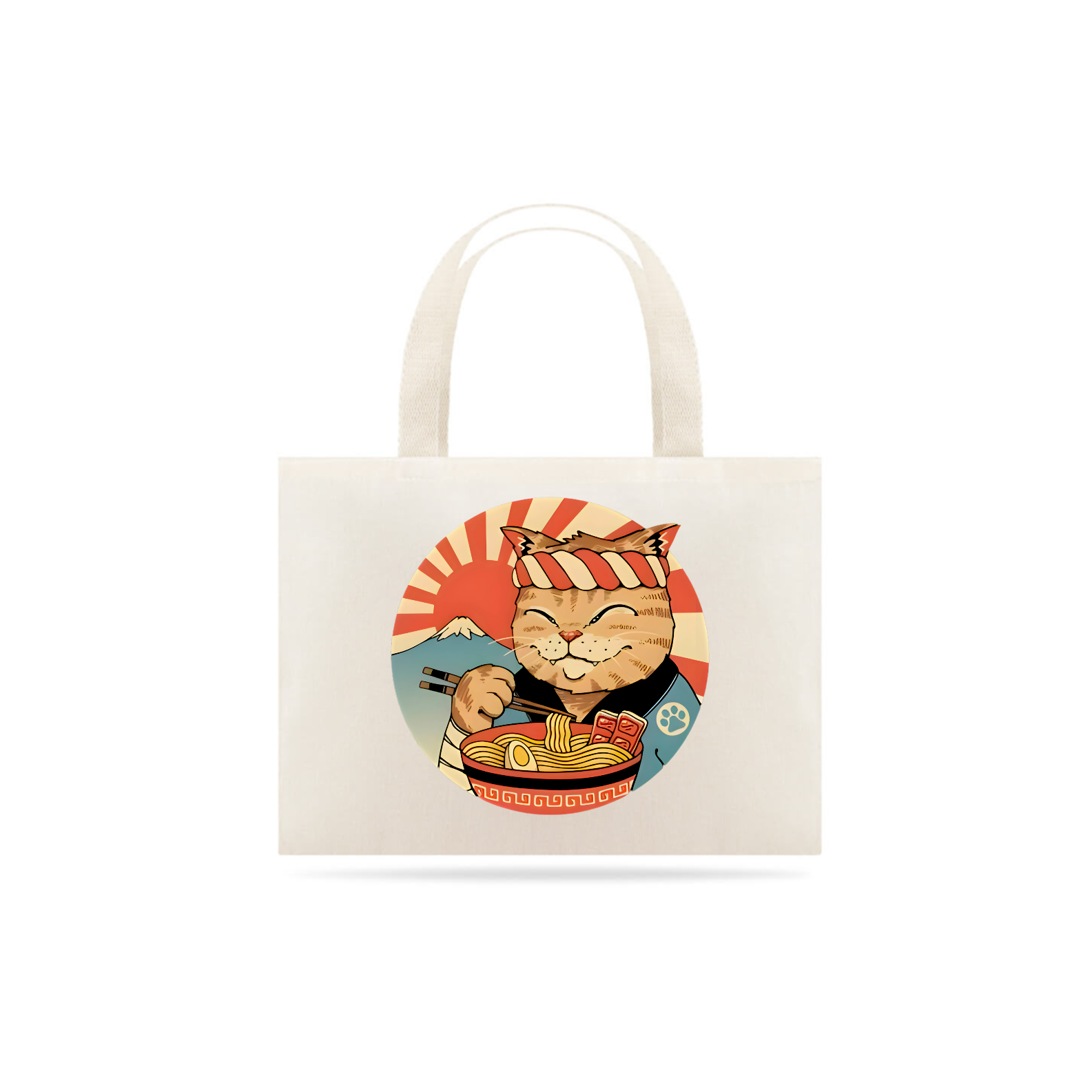 Eco Bag Gato Samurai