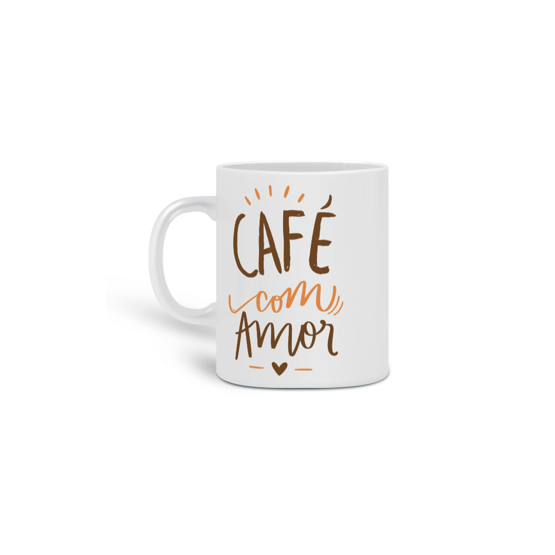 Caneca Café com Amor