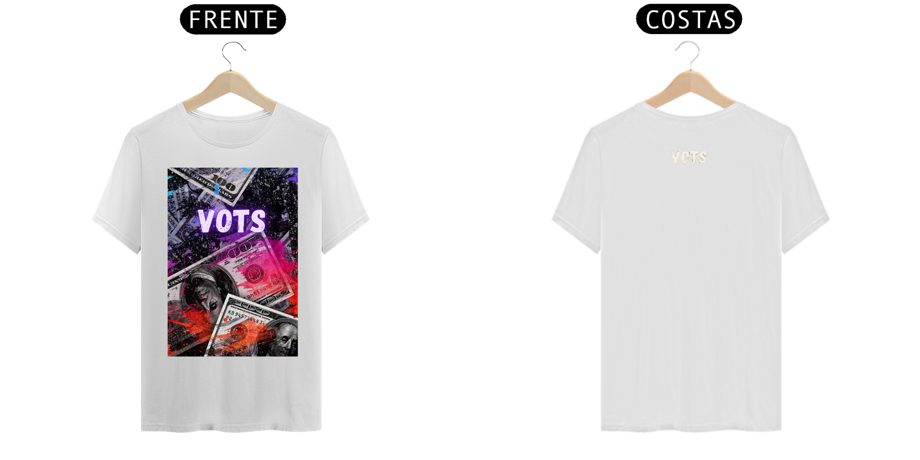 Nome do produto  CAMISA VOTS - DOLAR
