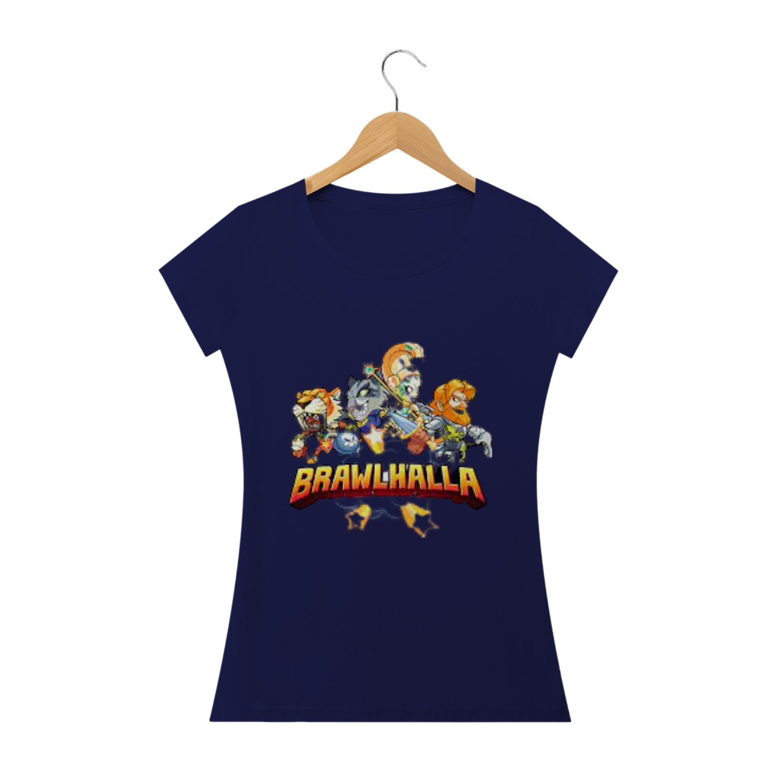 CAMISA FEMININA BABY LONG CLASSIC - TEMA BRAWLHALLA