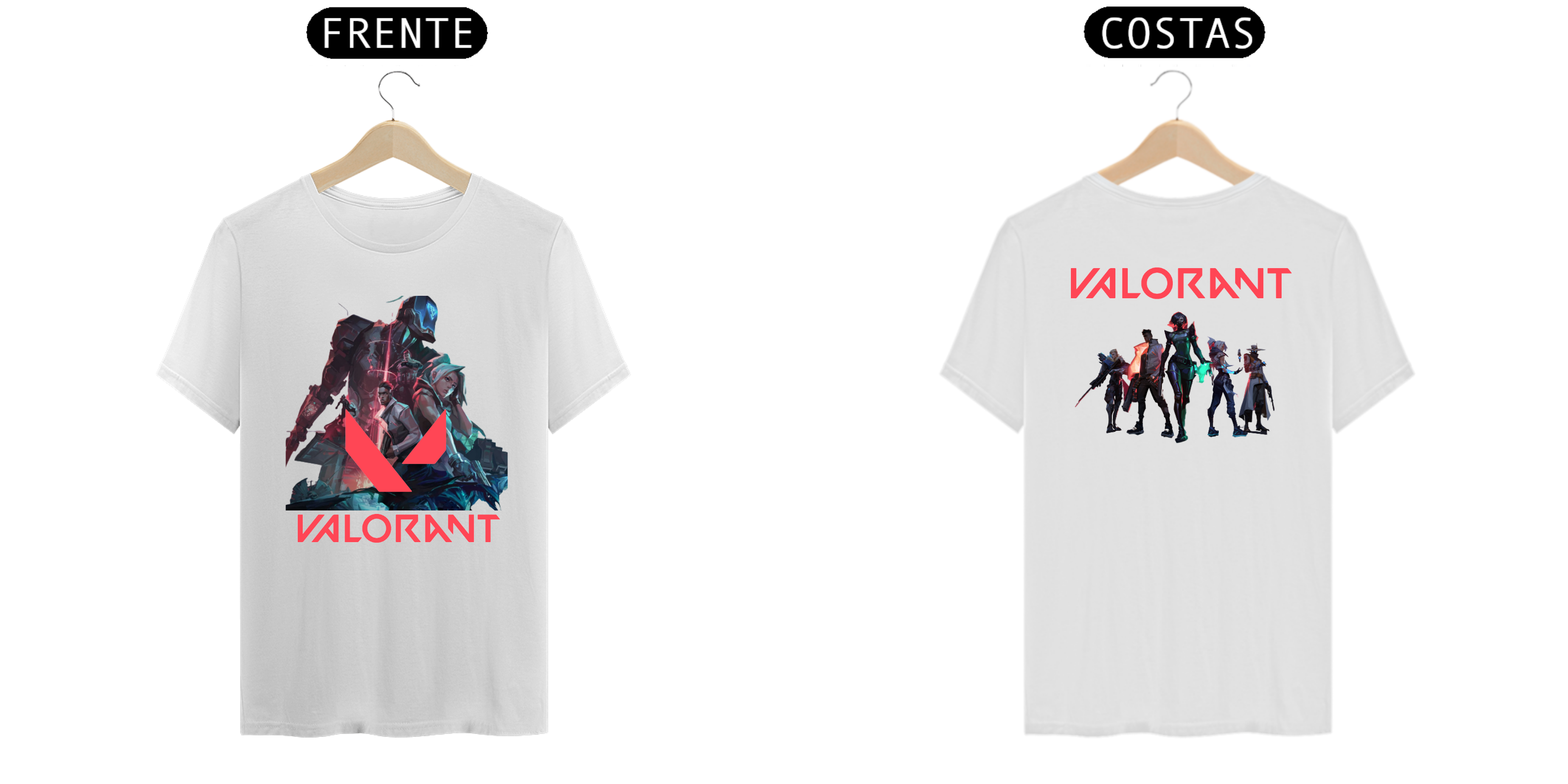 Nome do produto  CAMISA T-SHIRT CLASSIC - TEMA: VALORANT