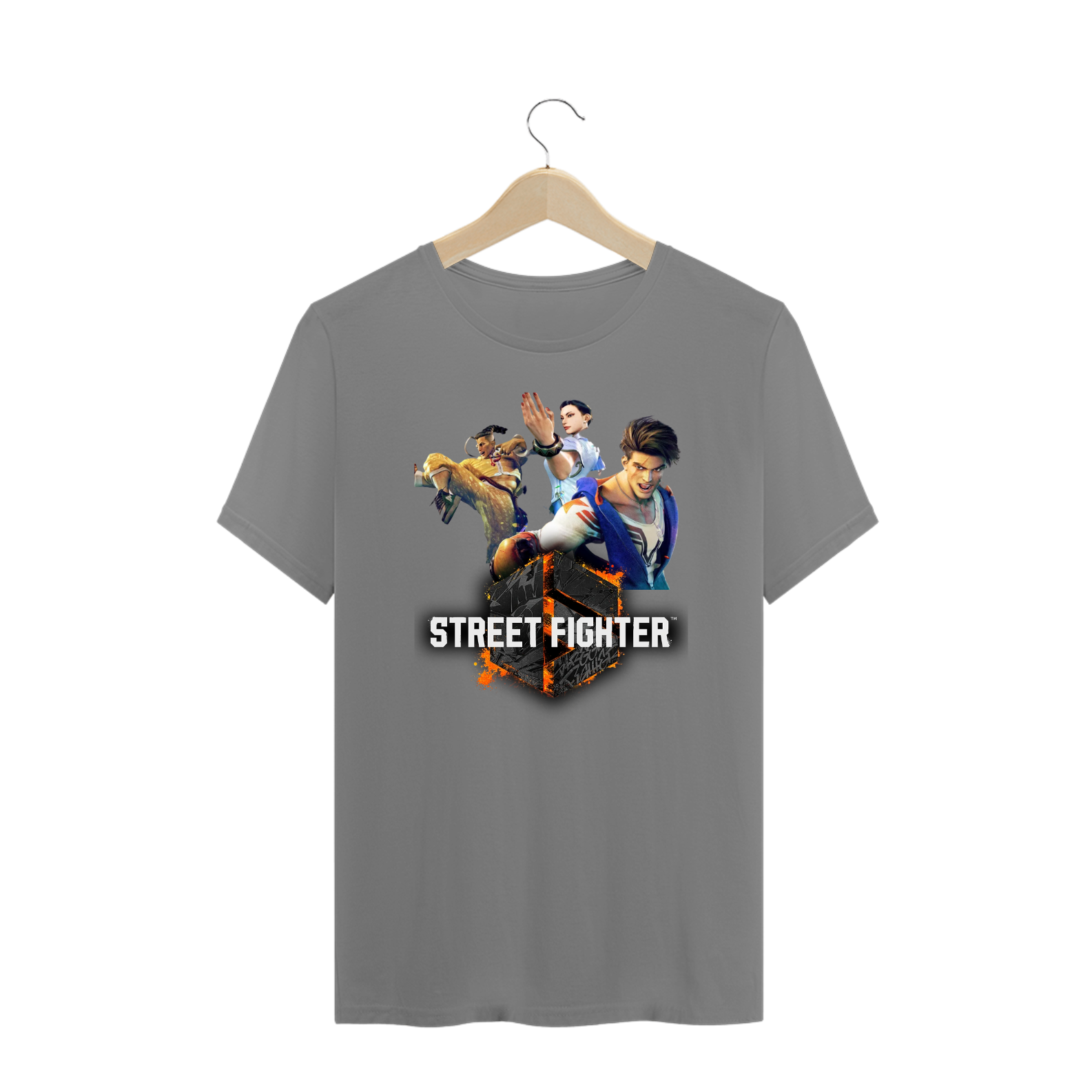 Nome do produto  CAMISA T-SHIRT PLUS SIZE -  STREET FIGHTER