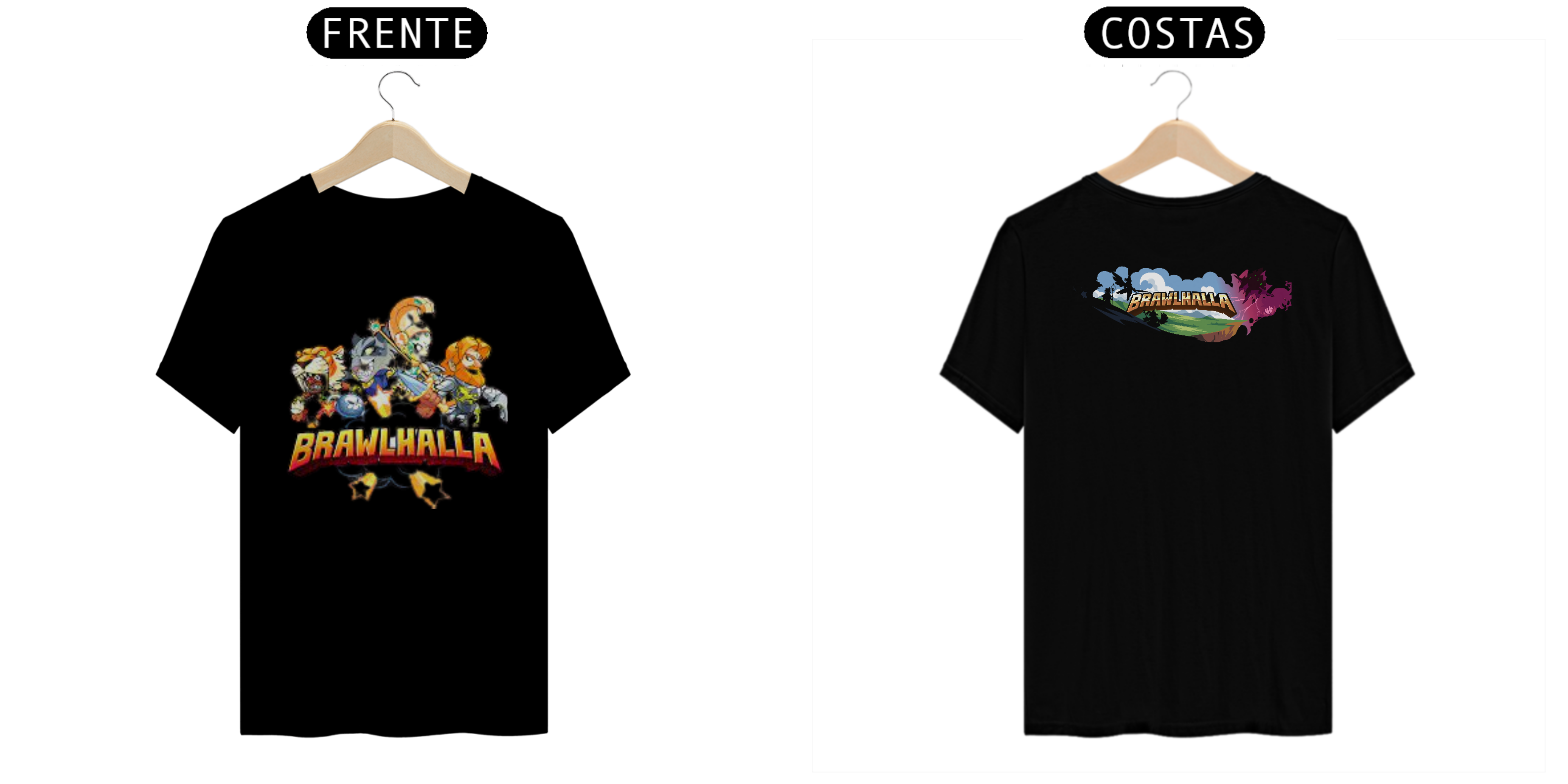 CAMISA T-SHIRT QUALITY - TEMA BRAWLHALLA
