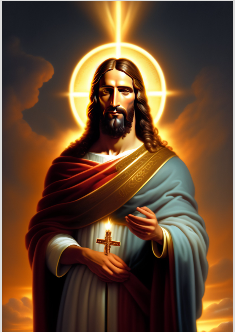 Poster Retrato Jesus Is Lord