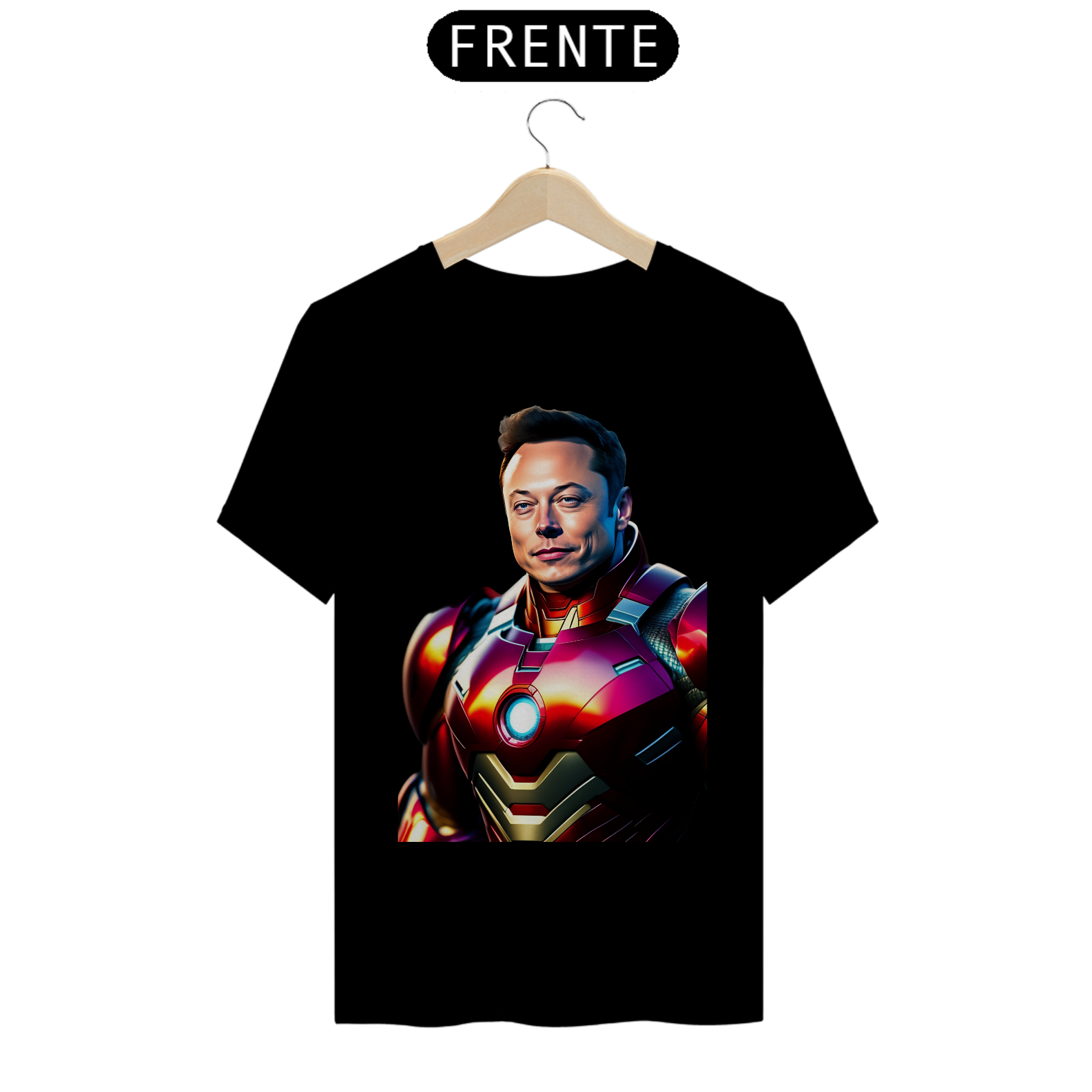 Camisa Quality Elon Musk Iron Man