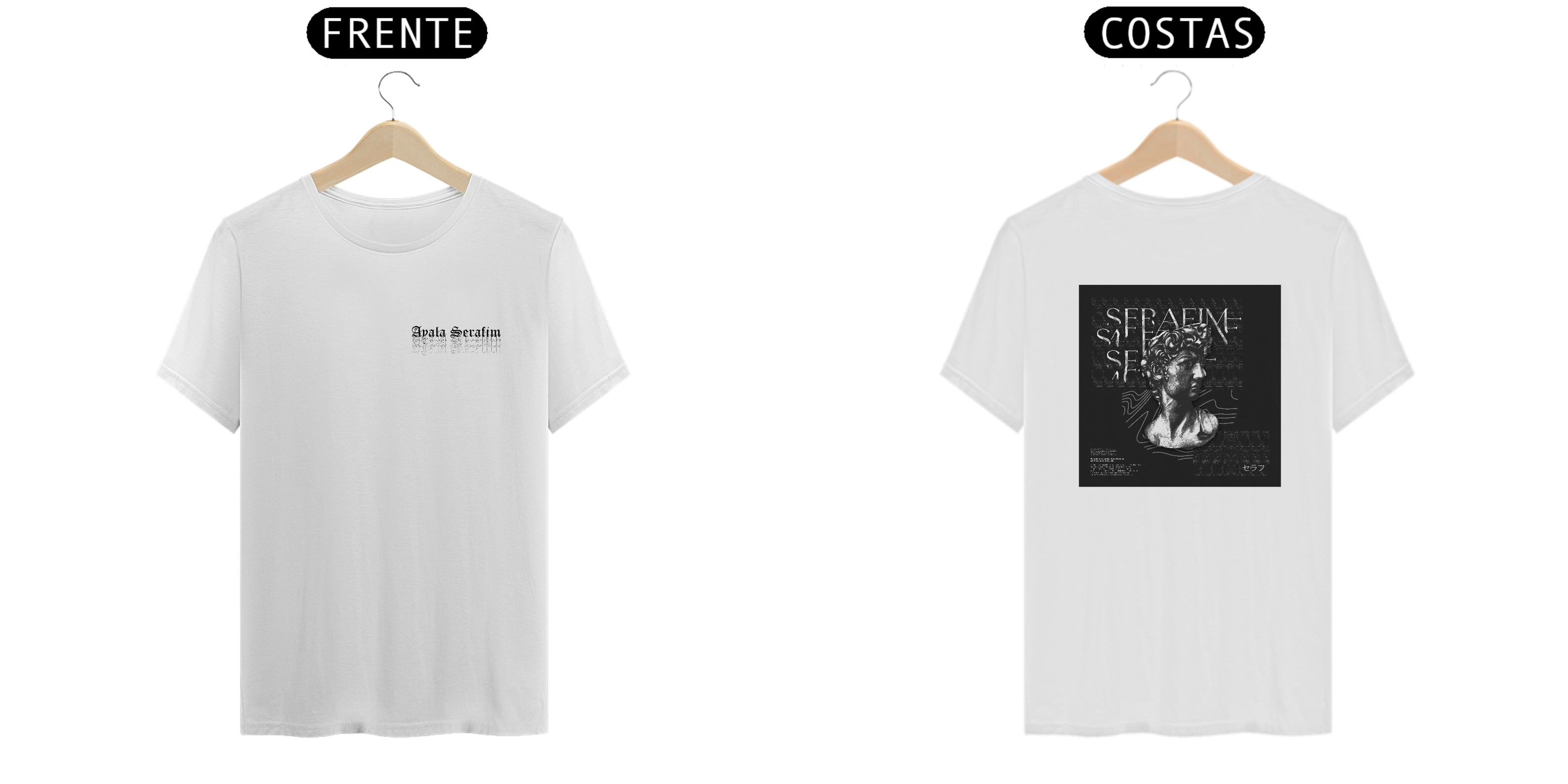 CAMISETA DUPLA FACE SERAFIM | Ayala Serafim