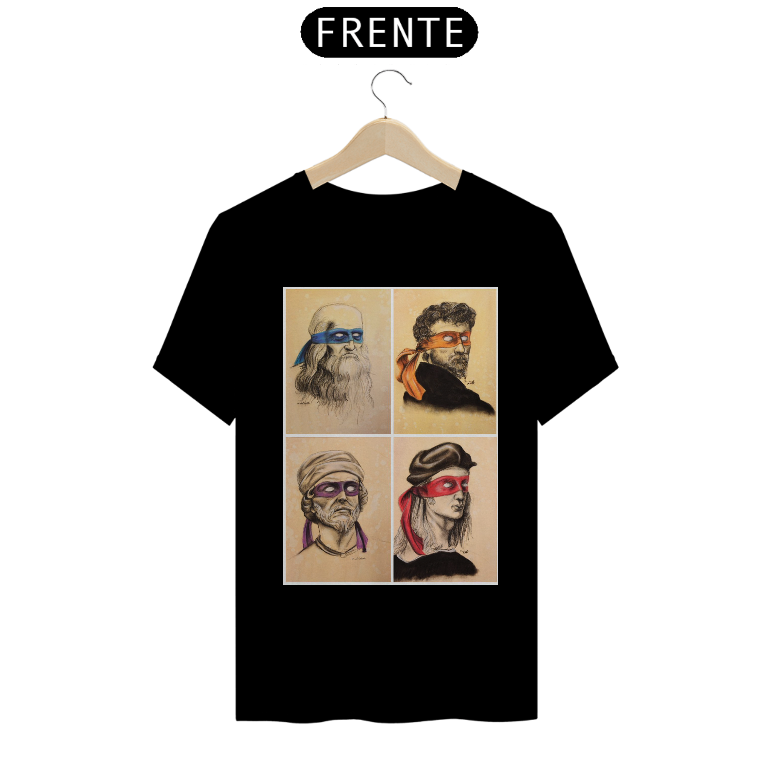 Nome do produto: Camisa Tartarugas Ninjas