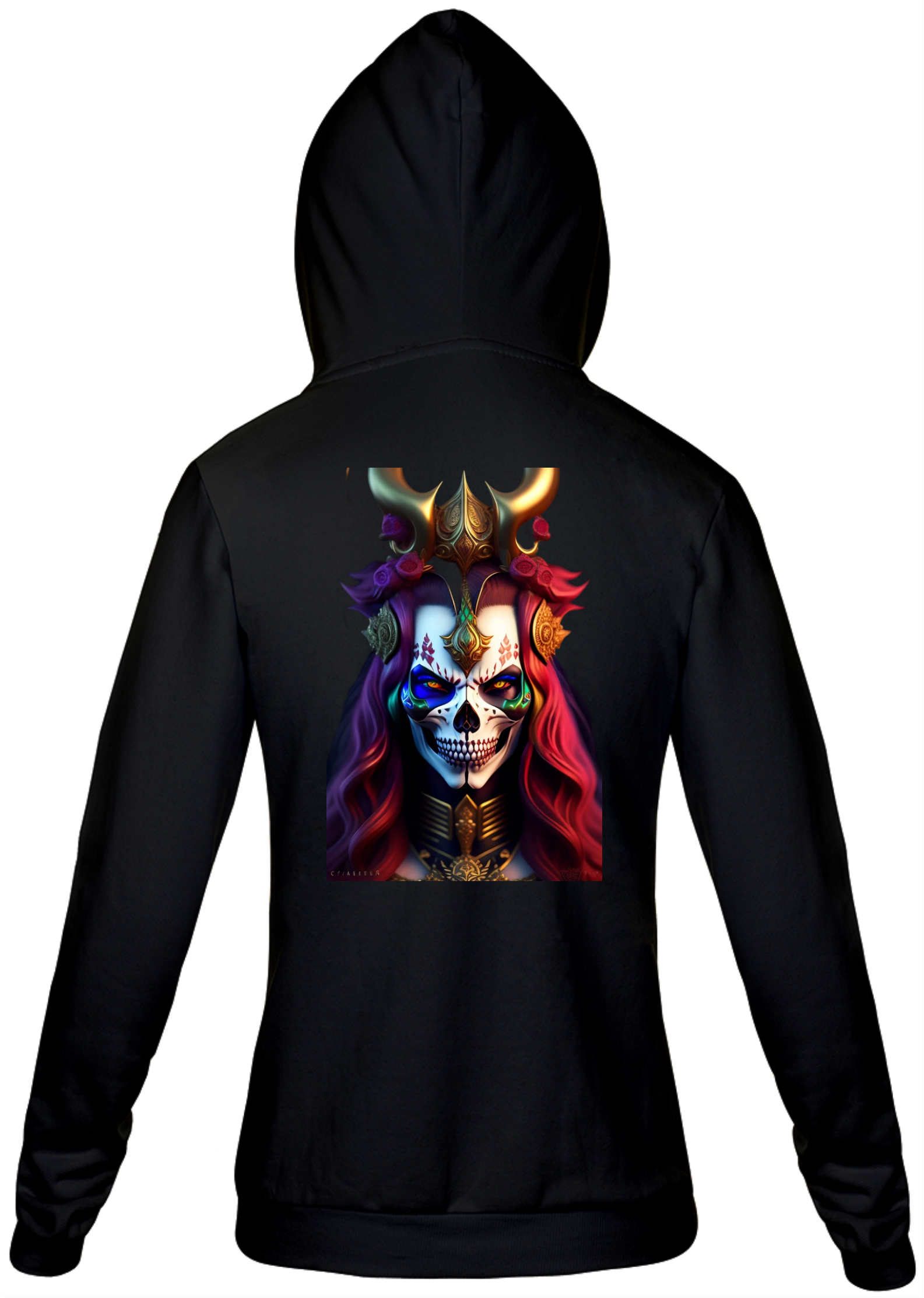 moleton ziper caveira