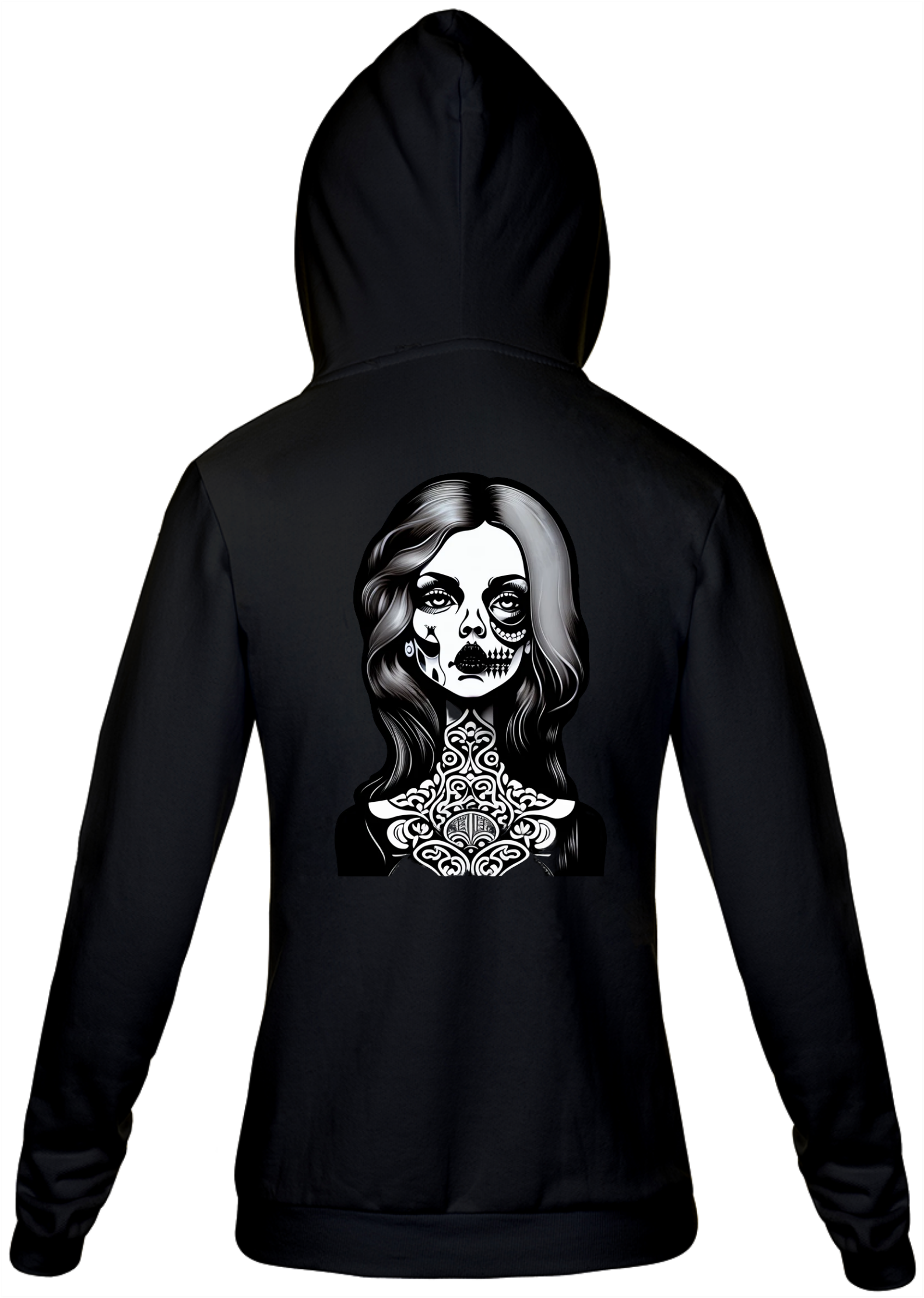 moleton ziper caveira pb