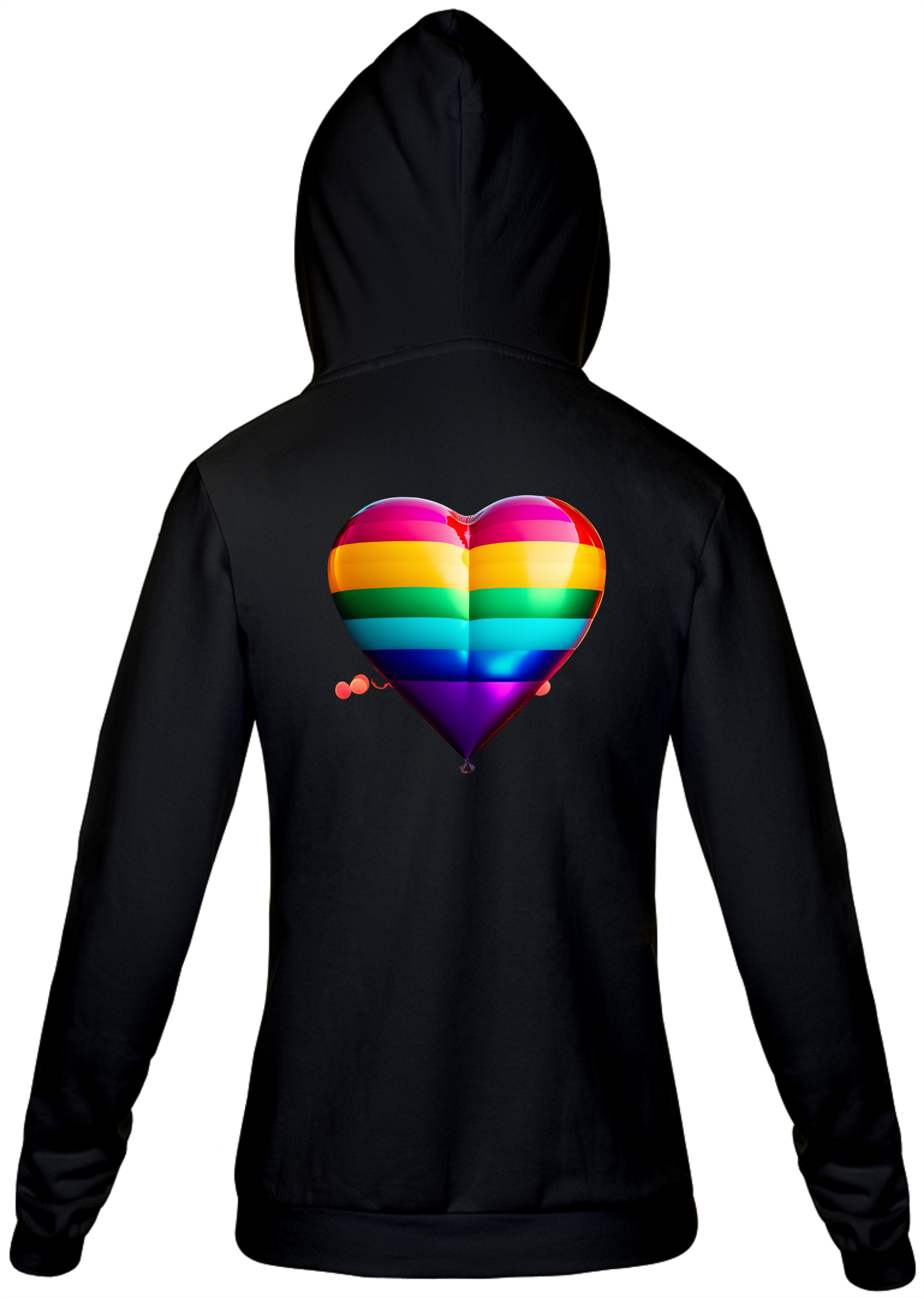 moleton ziper coração