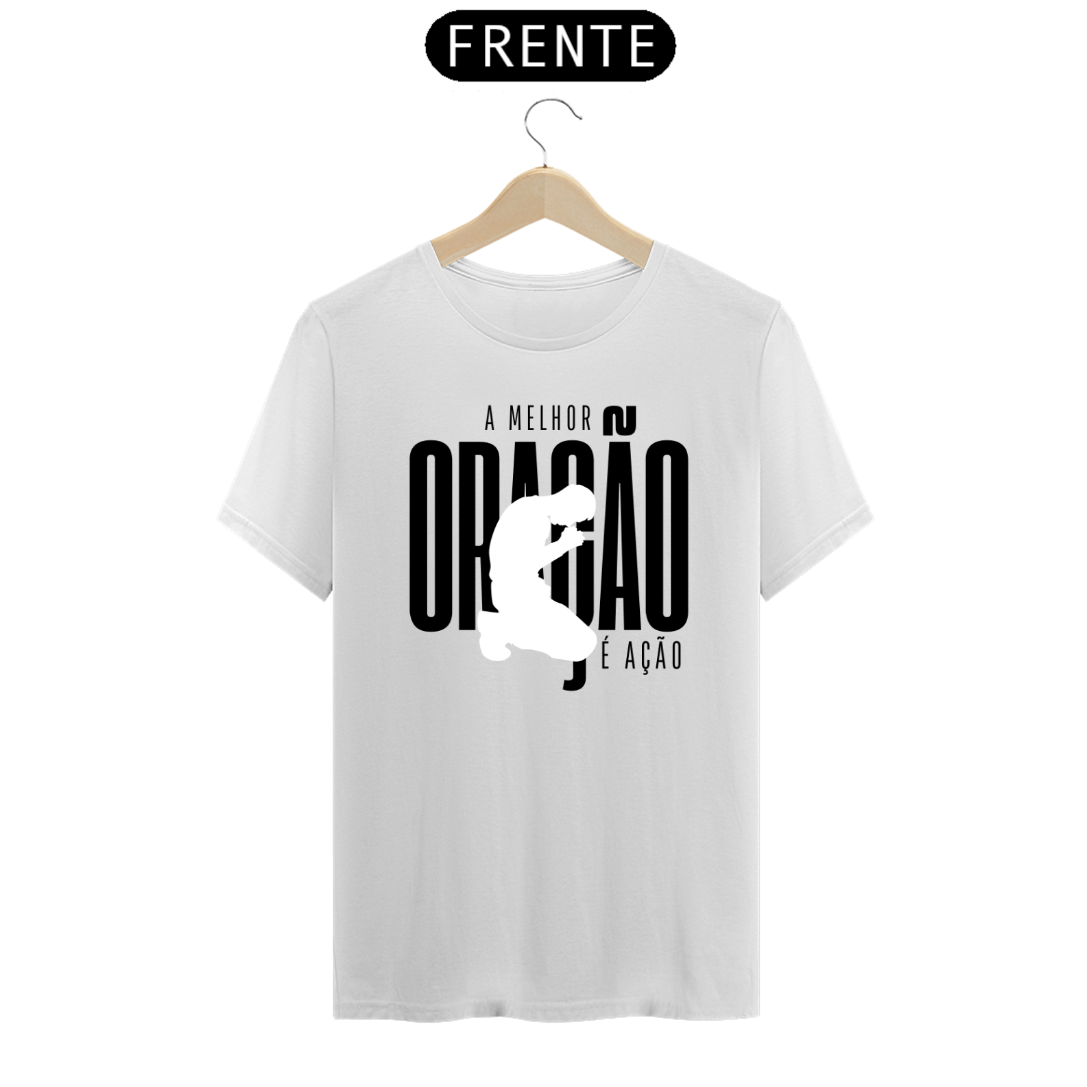 Camiseta Oração é Ação - Clara