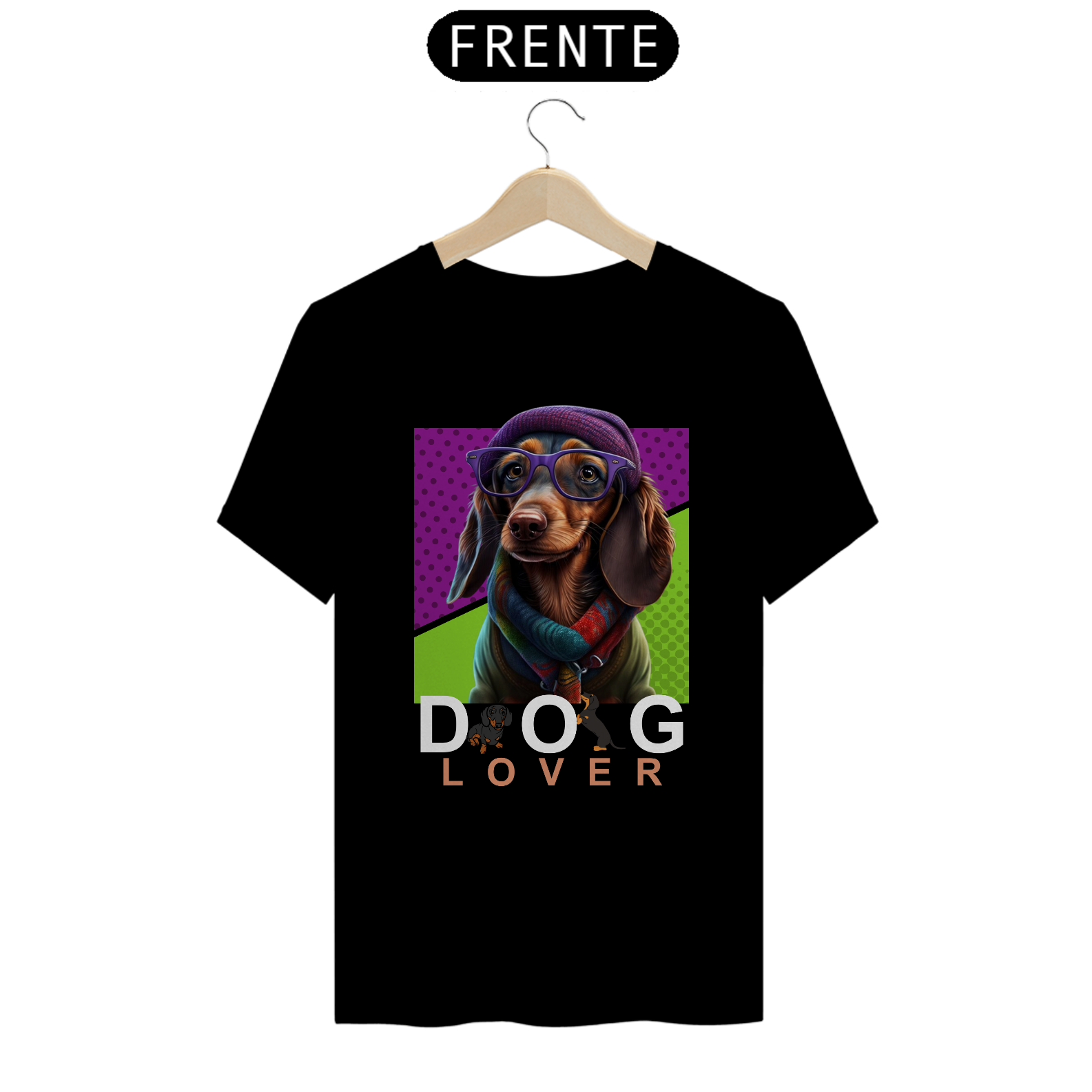 Camisa Love Dog Basset 