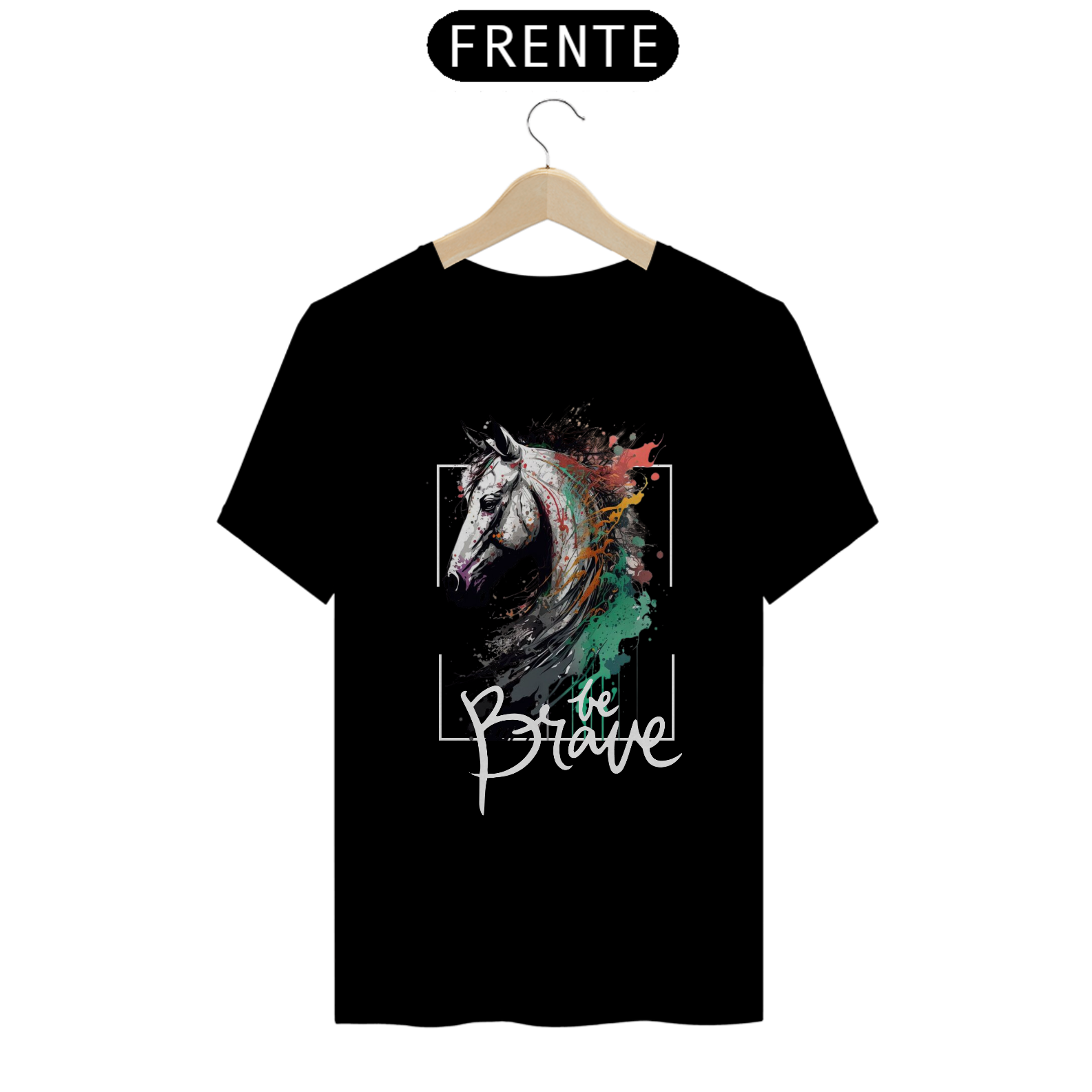 Camisa Be Brave Horse