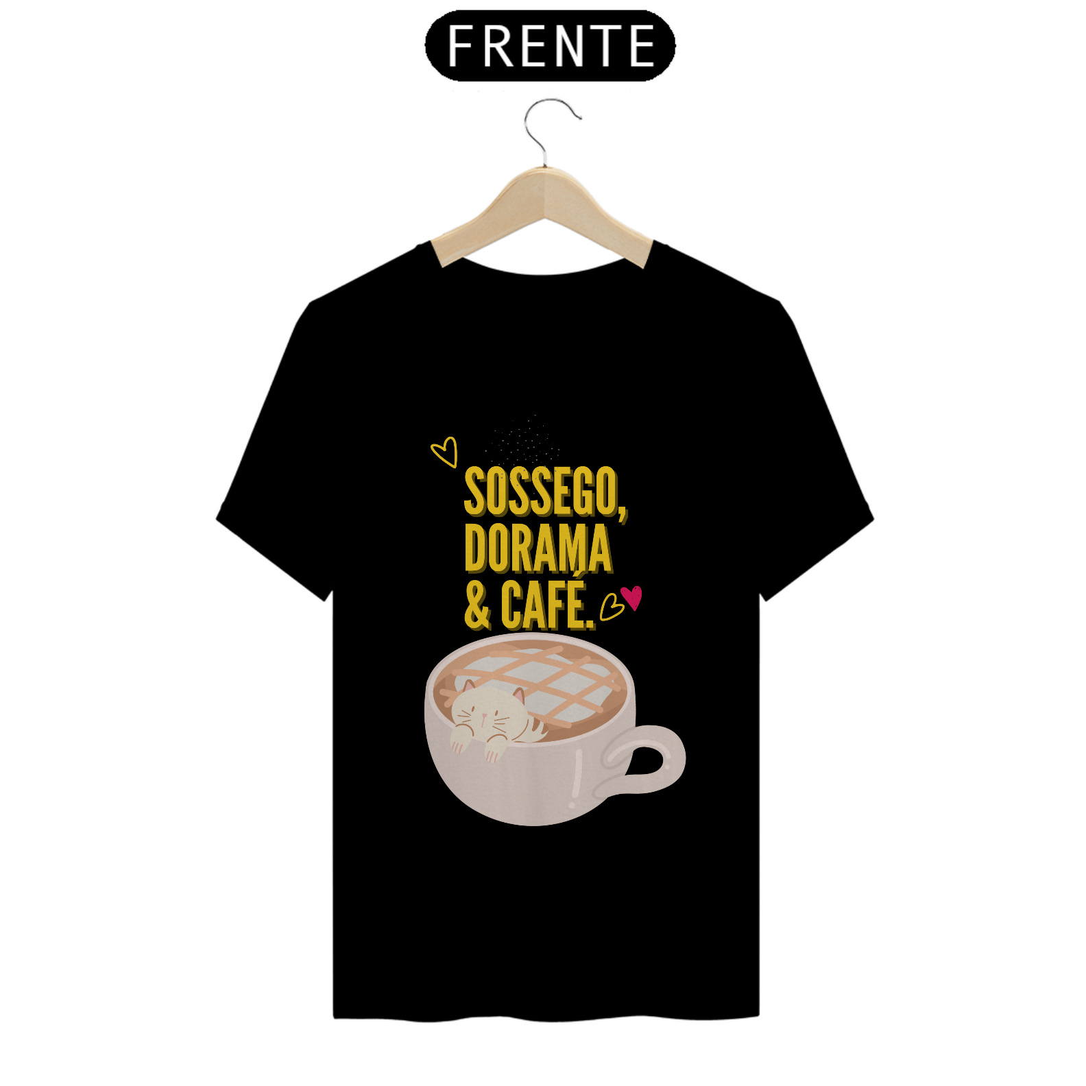 CAMISA SOSSEGO DORAMA E CAFE