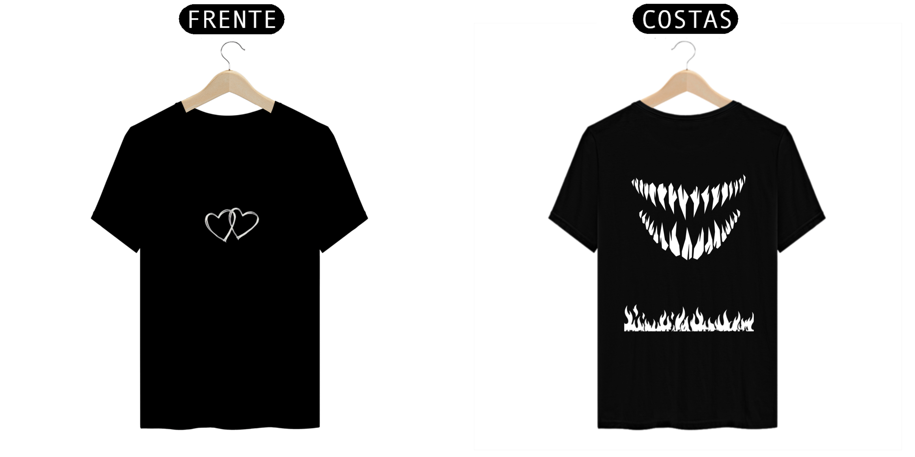 camisa sempre duas caras 