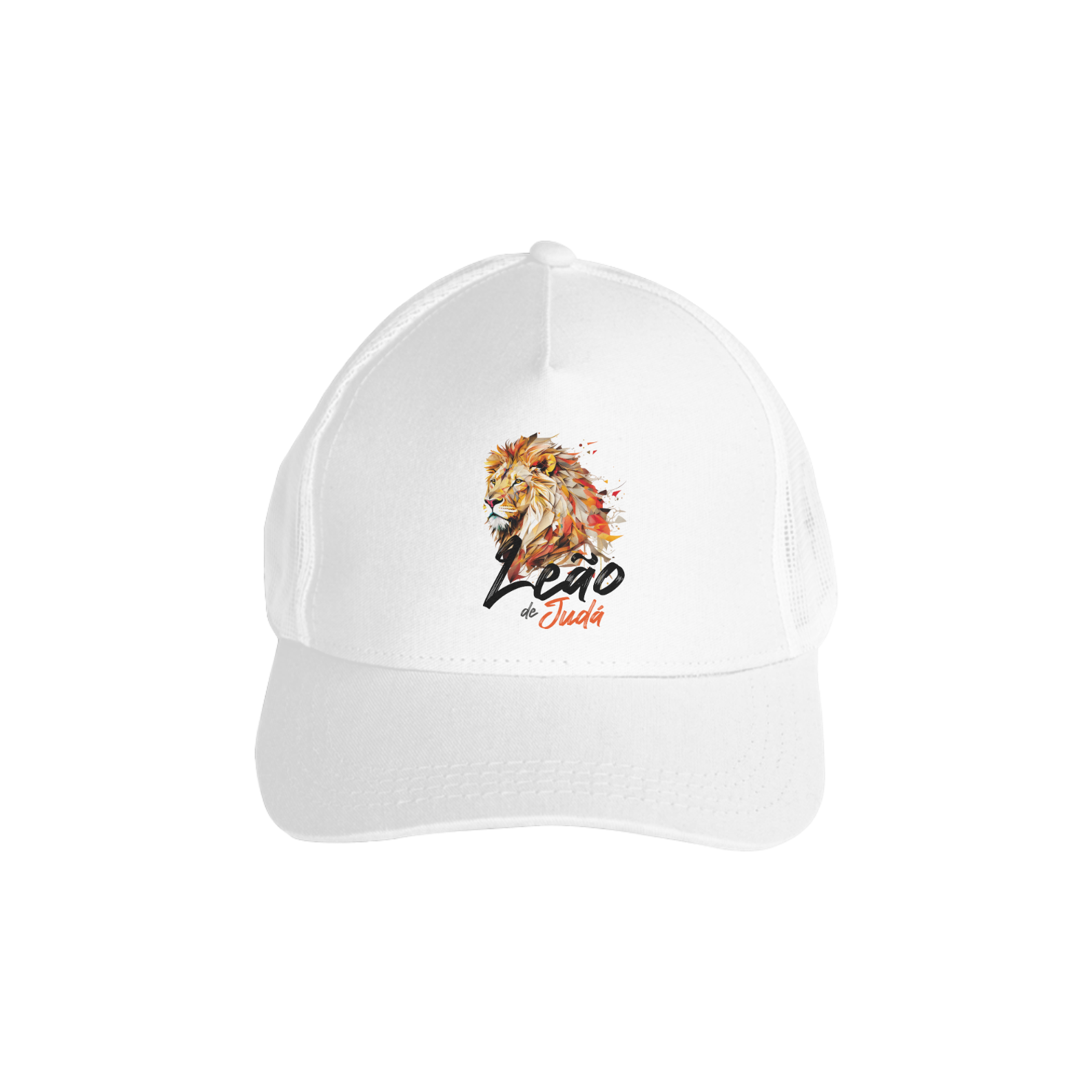Nome do produto  Boné Leão de judá branco