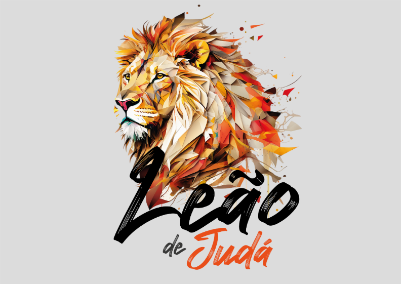 Nome do produto  Pôster Leão de judar em papel fotográfico