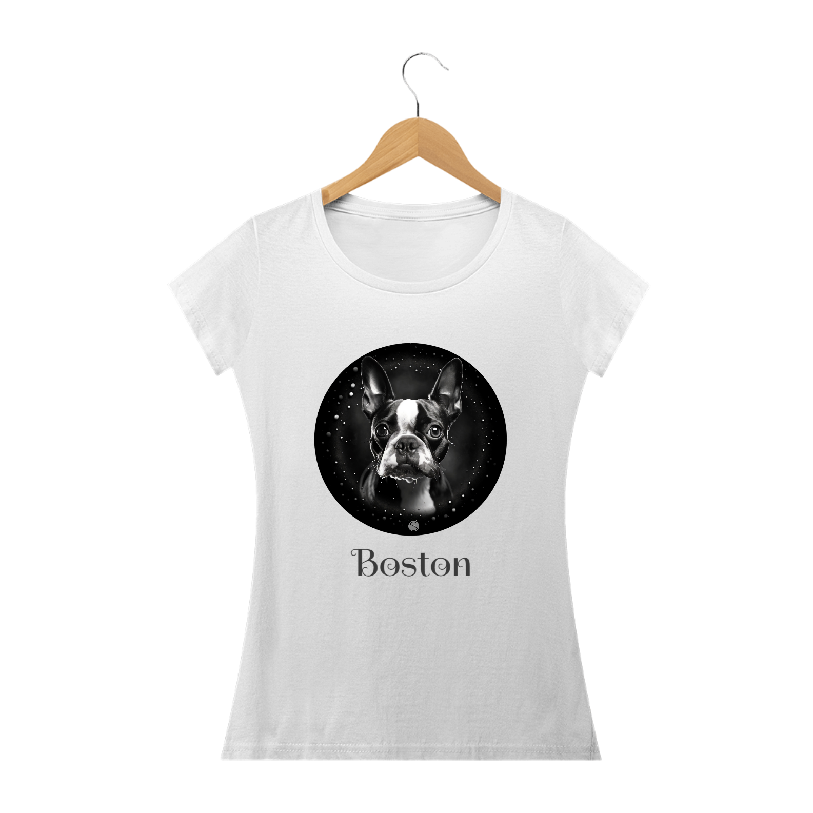 Camisa Boston Terrier Nome Prime