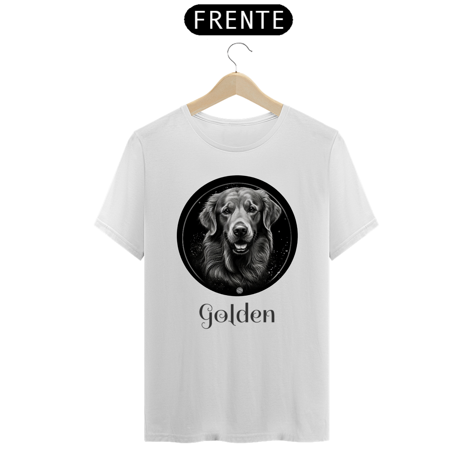 Camisa Golden Retriever Nome Prime