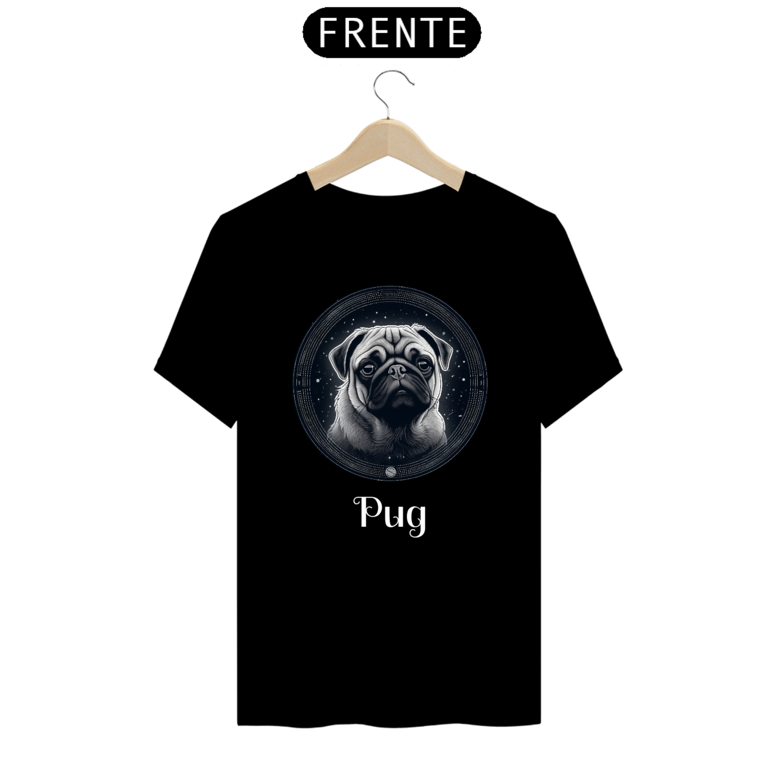 Camisa Pug Nome Prime