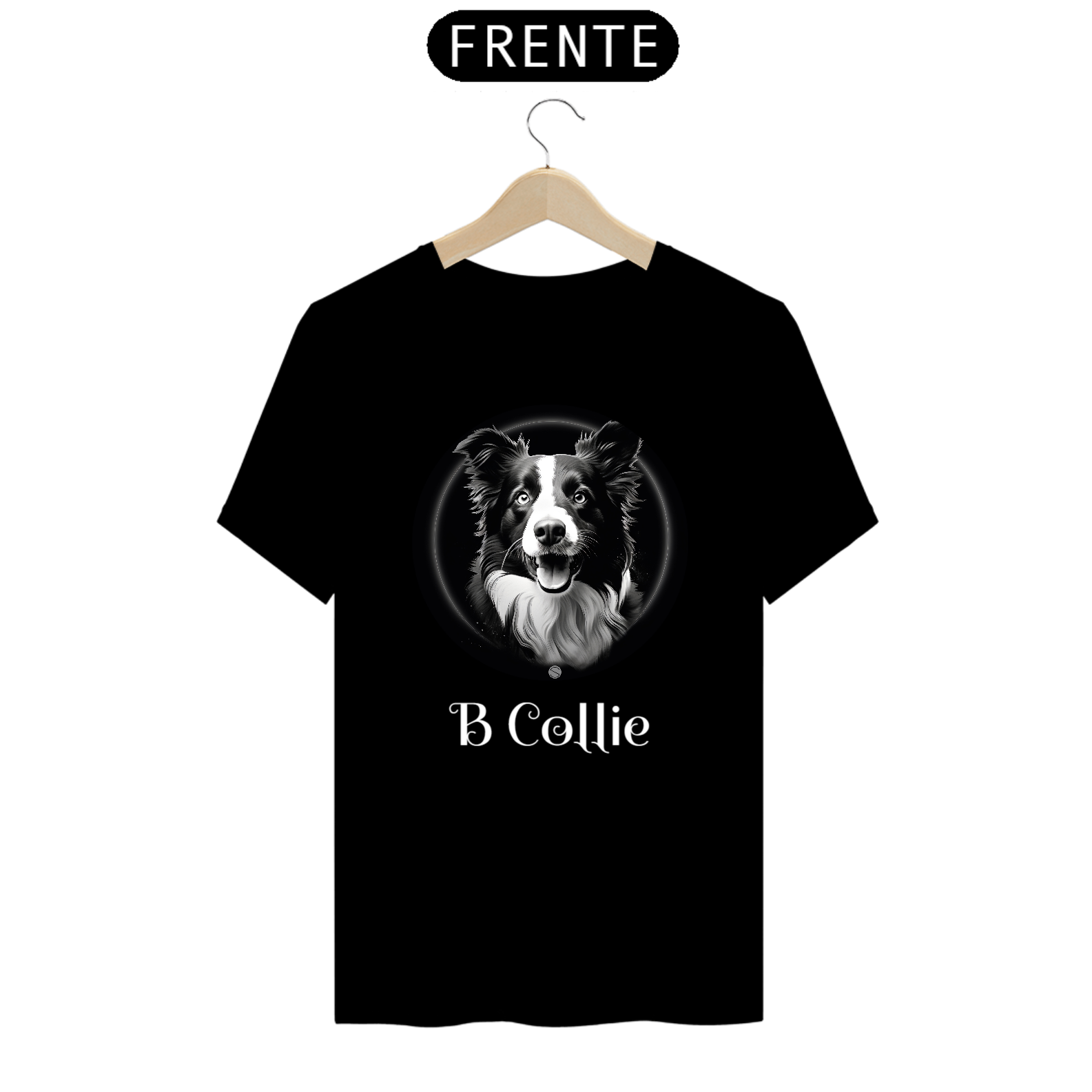 Camisa Border Collie Nome Prime