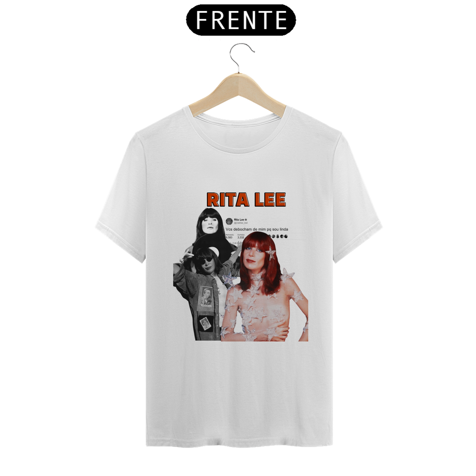 Nome do produto  Camiseta Rita Lee