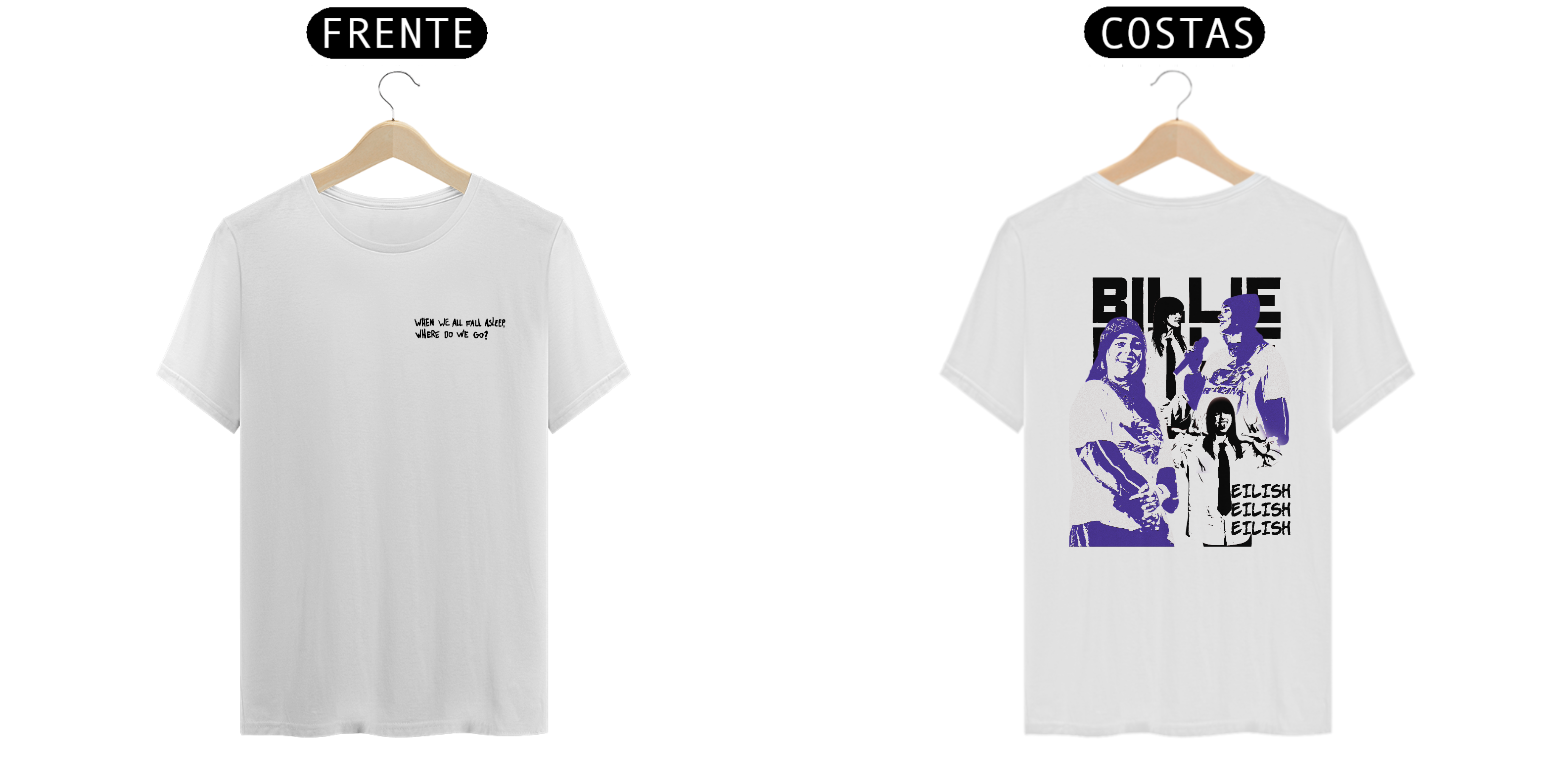Nome do produto  Camiseta Billie Eilish