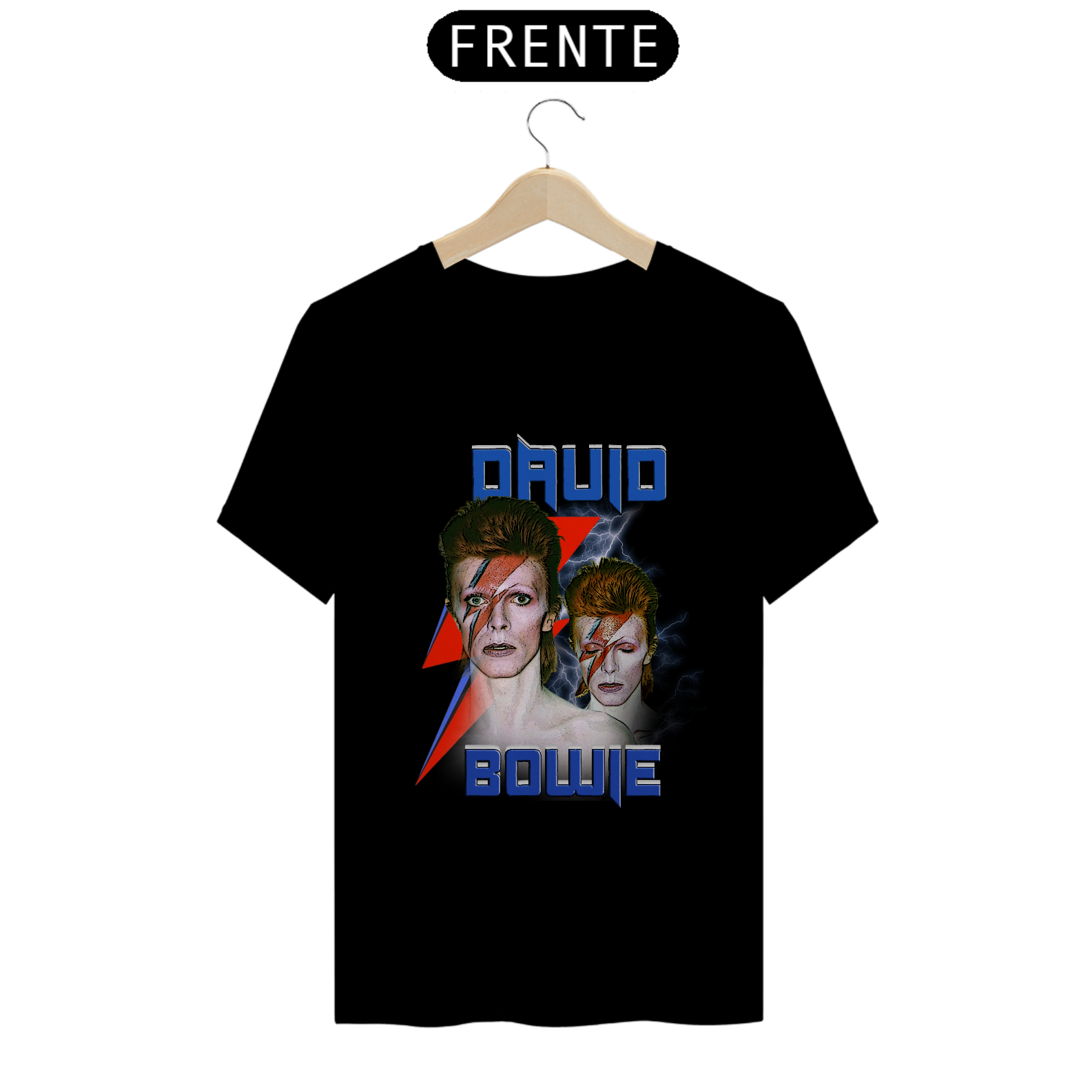 Nome do produto  Camiseta David Bowie